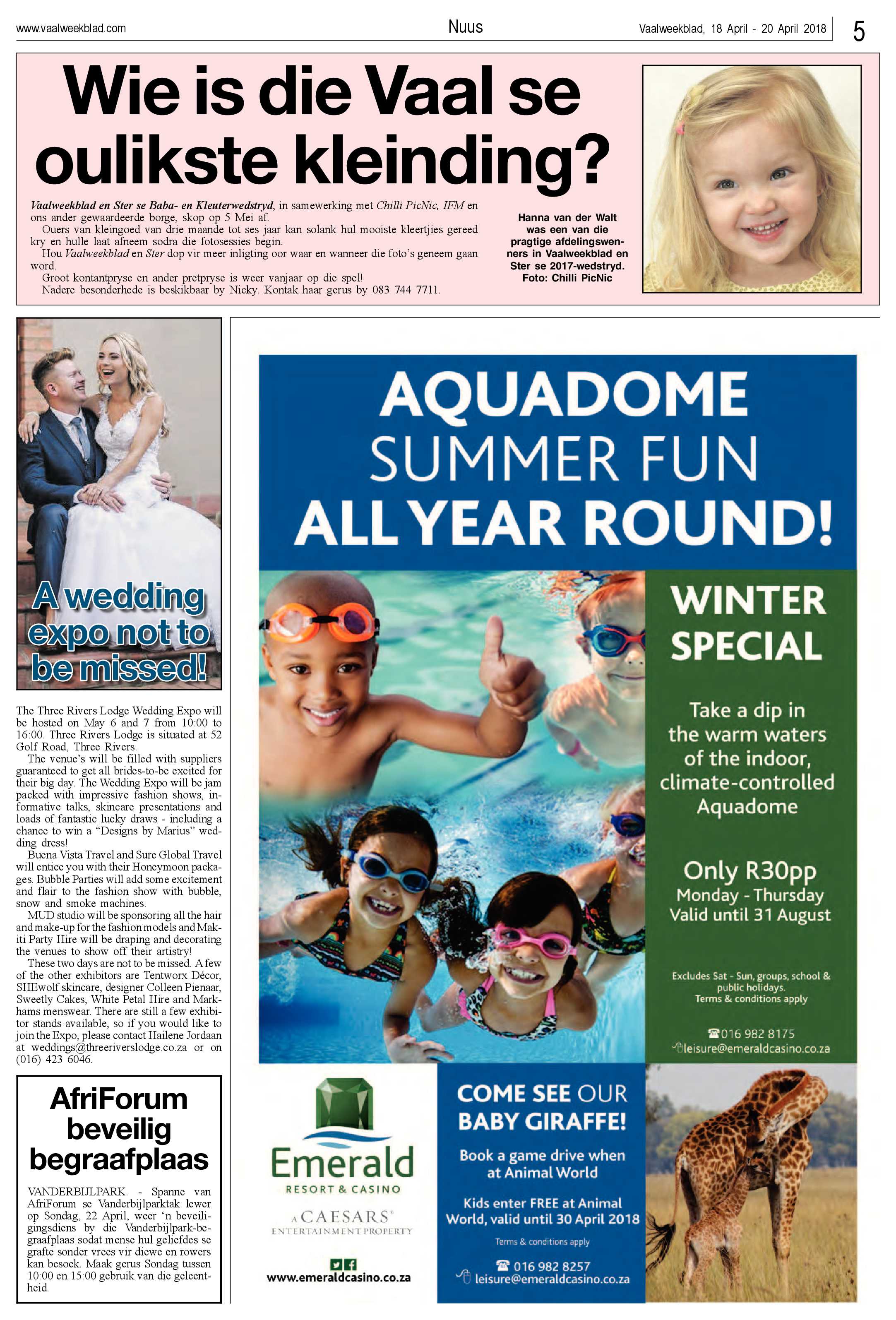Vaalweekblad 18 – 20 April 2018 page 5
