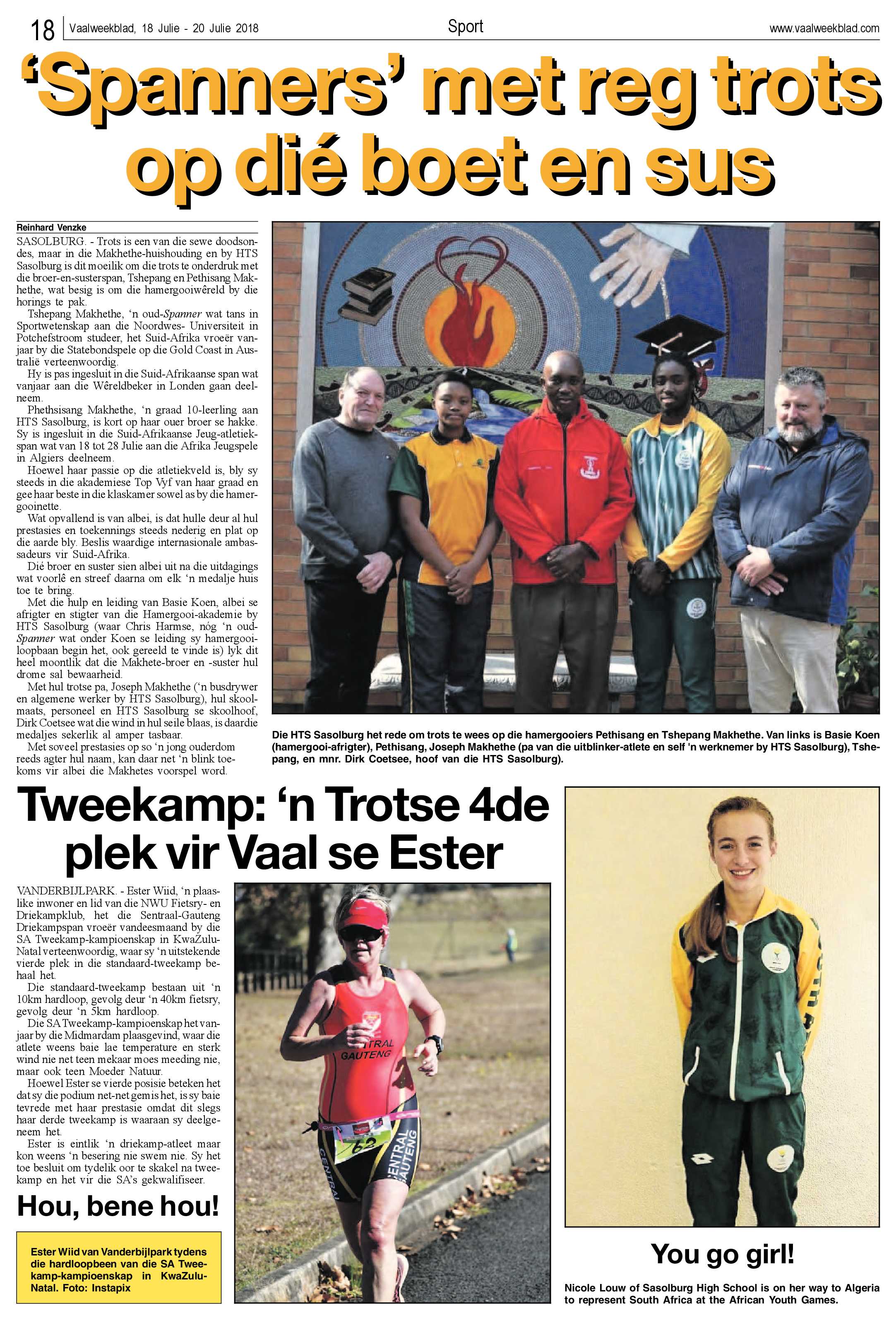 Vaalweekblad 18 – 20 Julie 2018 page 18