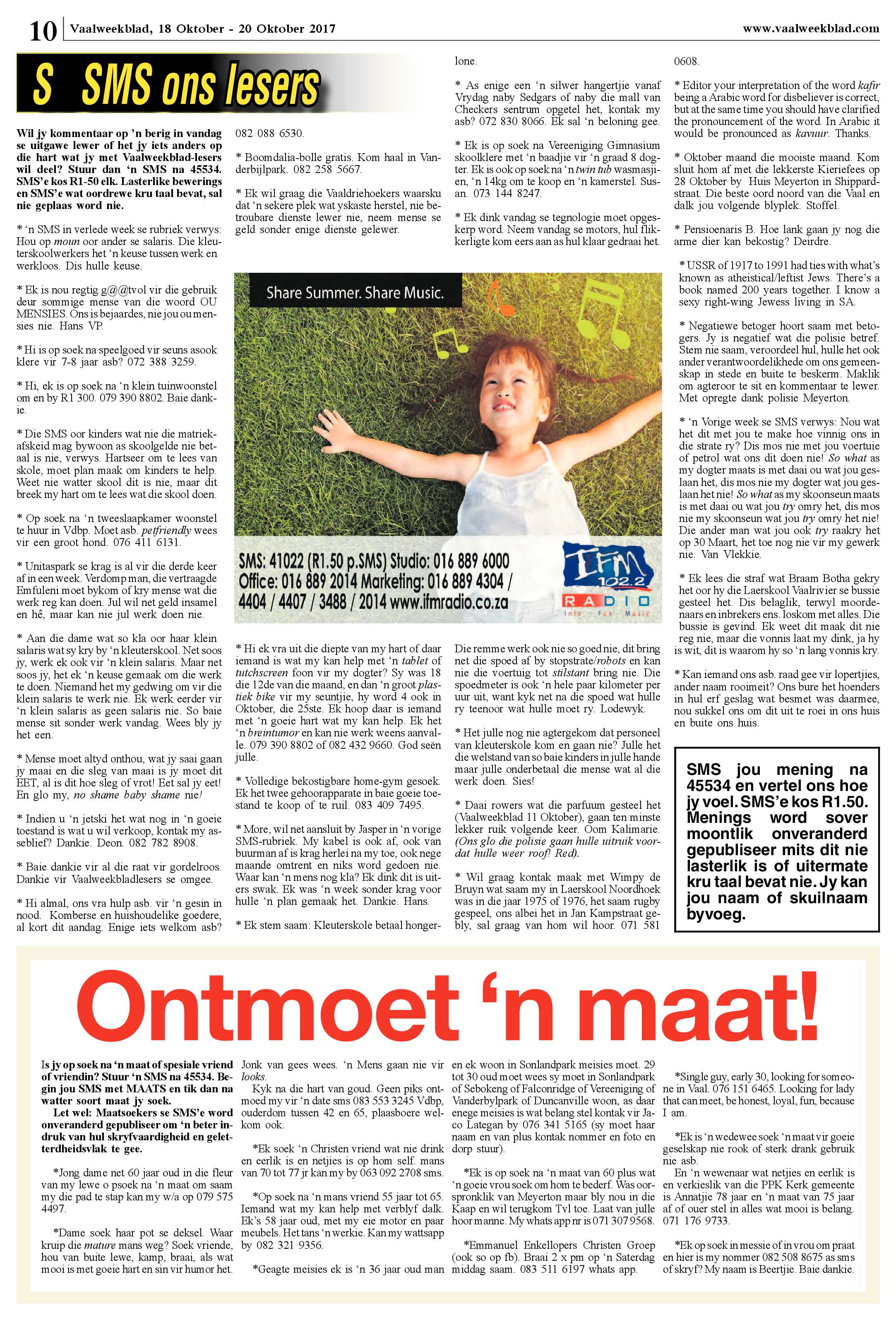 Vaalweekblad 18 – 20 Oktober 2017 page 10