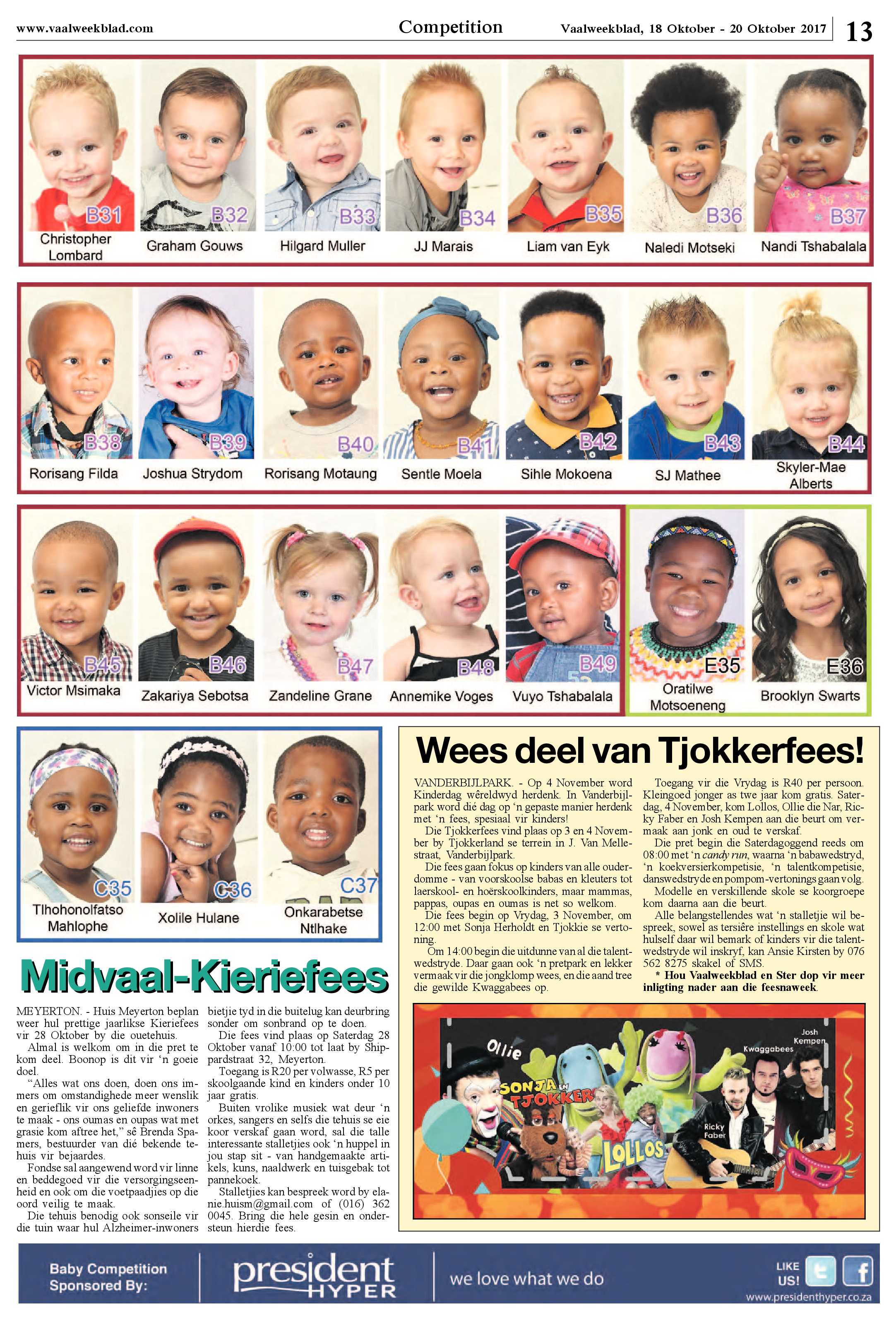 Vaalweekblad 18 – 20 Oktober 2017 page 13