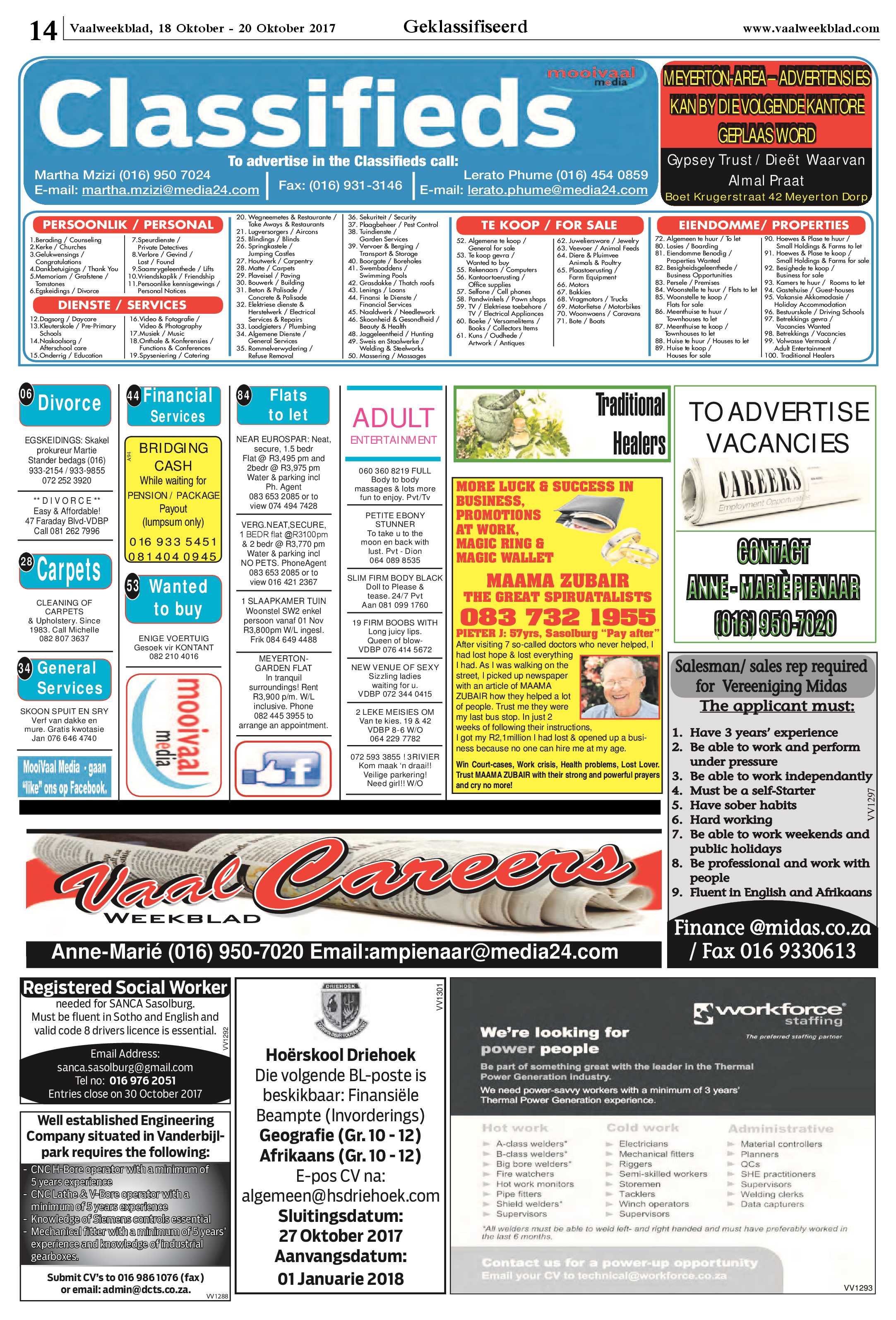 Vaalweekblad 18 – 20 Oktober 2017 page 14