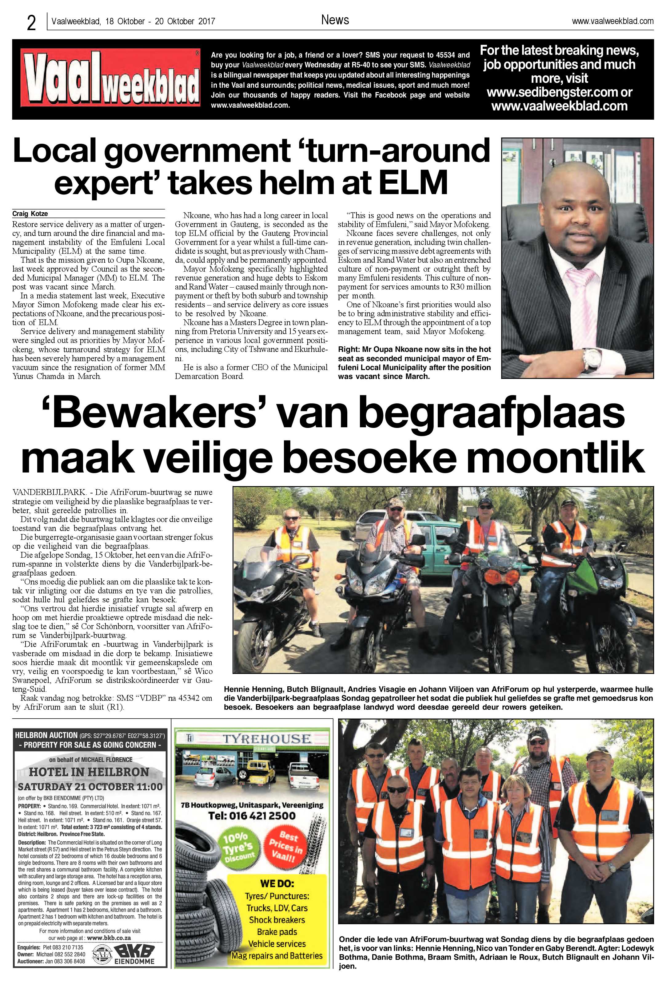 Vaalweekblad 18 – 20 Oktober 2017 page 2