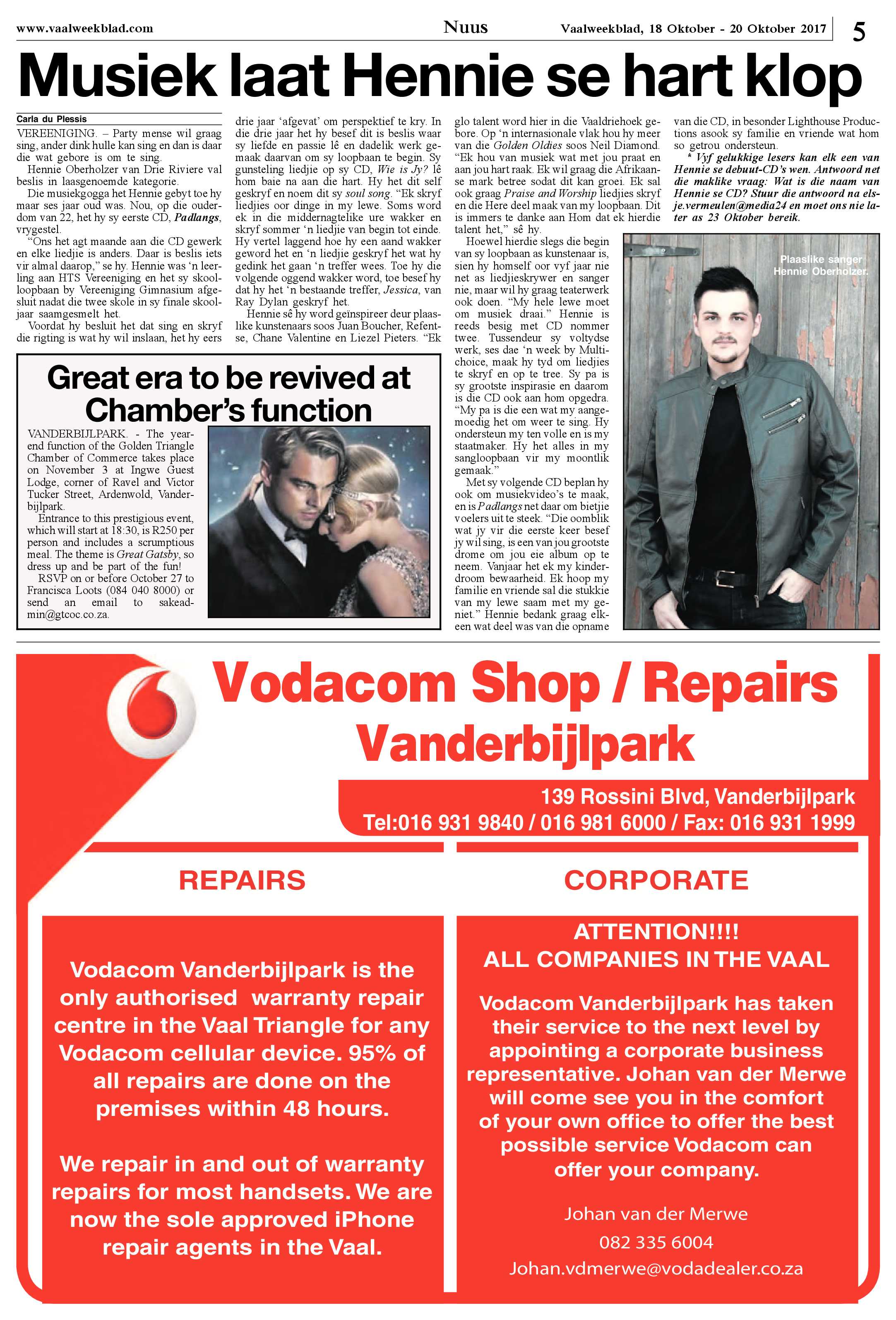 Vaalweekblad 18 – 20 Oktober 2017 page 5