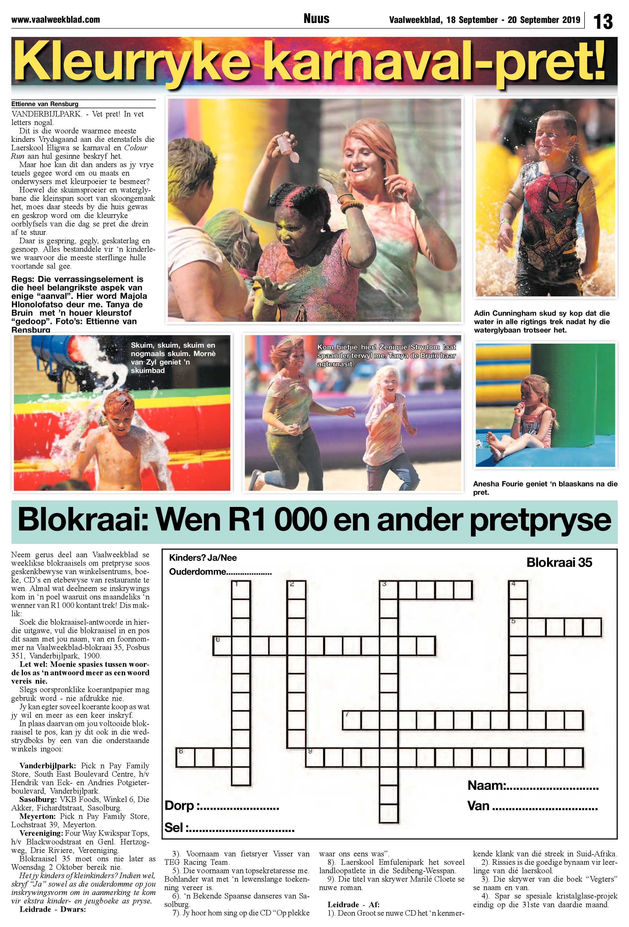 Vaalweekblad 18 – 20 September 2019 page 13
