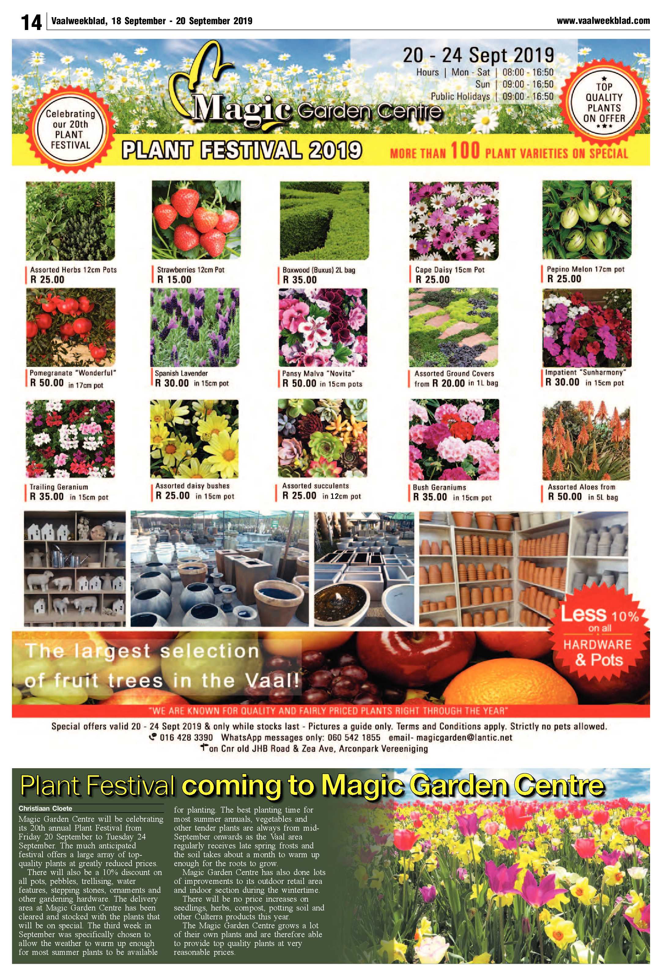Vaalweekblad 18 – 20 September 2019 page 14
