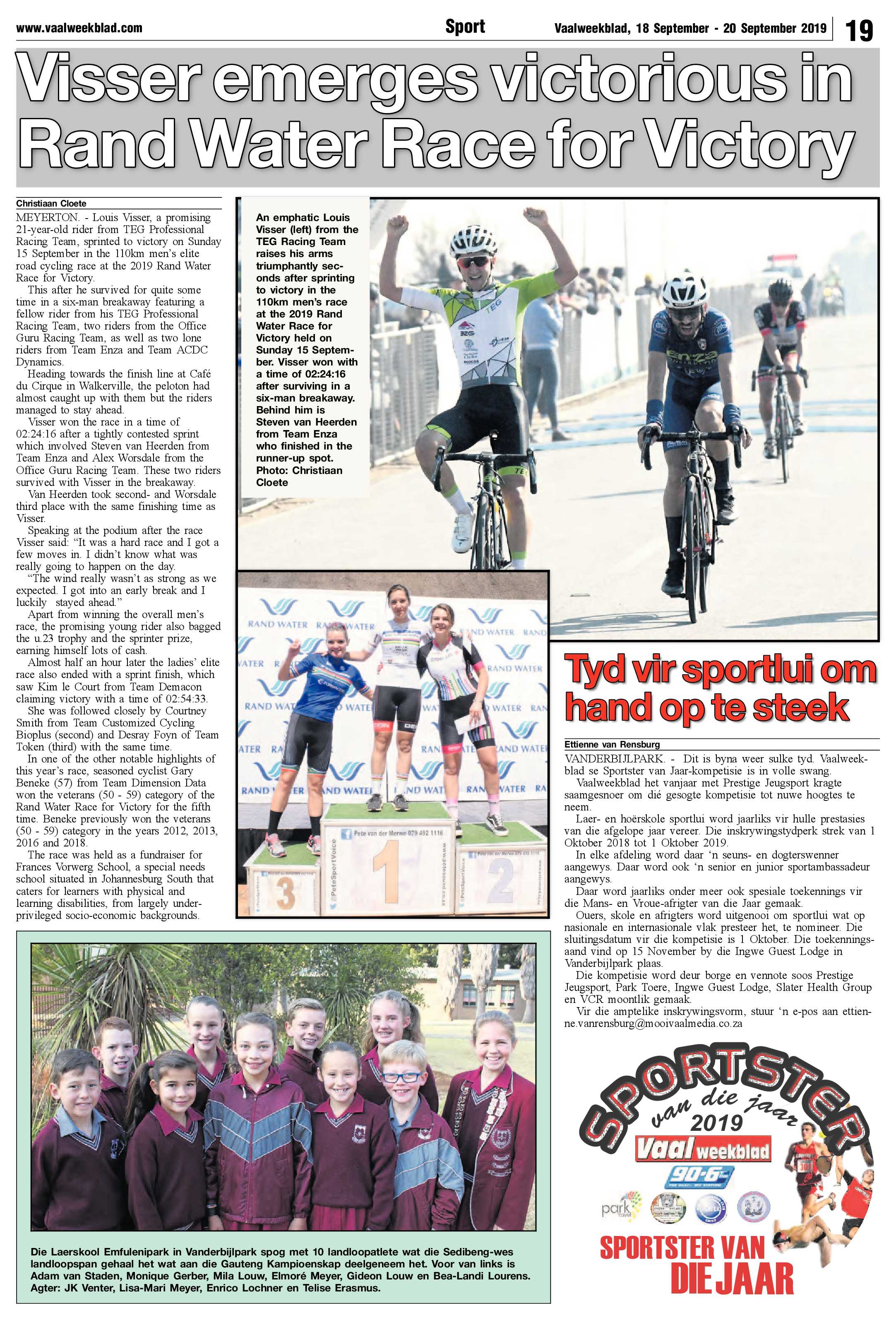Vaalweekblad 18 – 20 September 2019 page 19