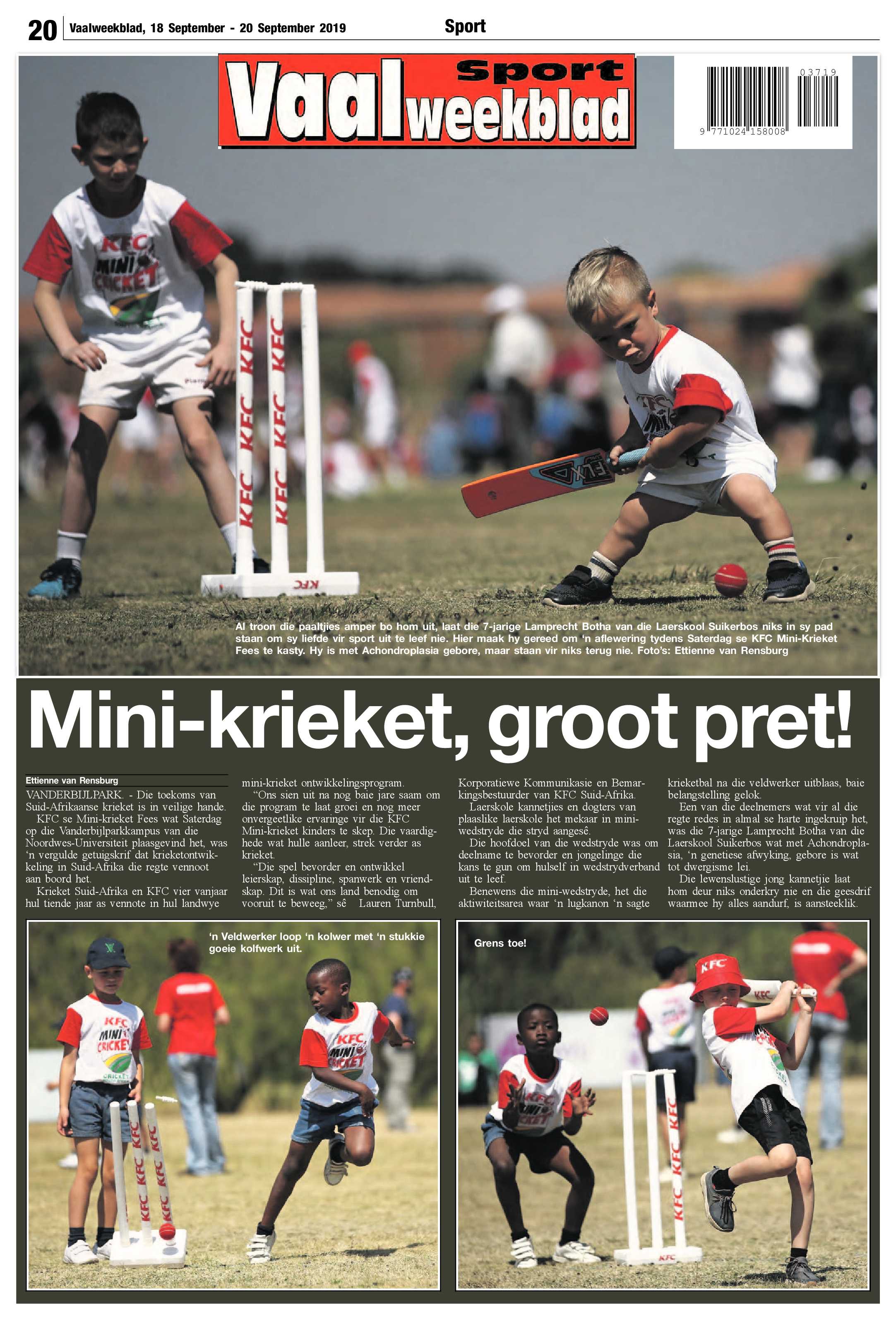 Vaalweekblad 18 – 20 September 2019 page 20