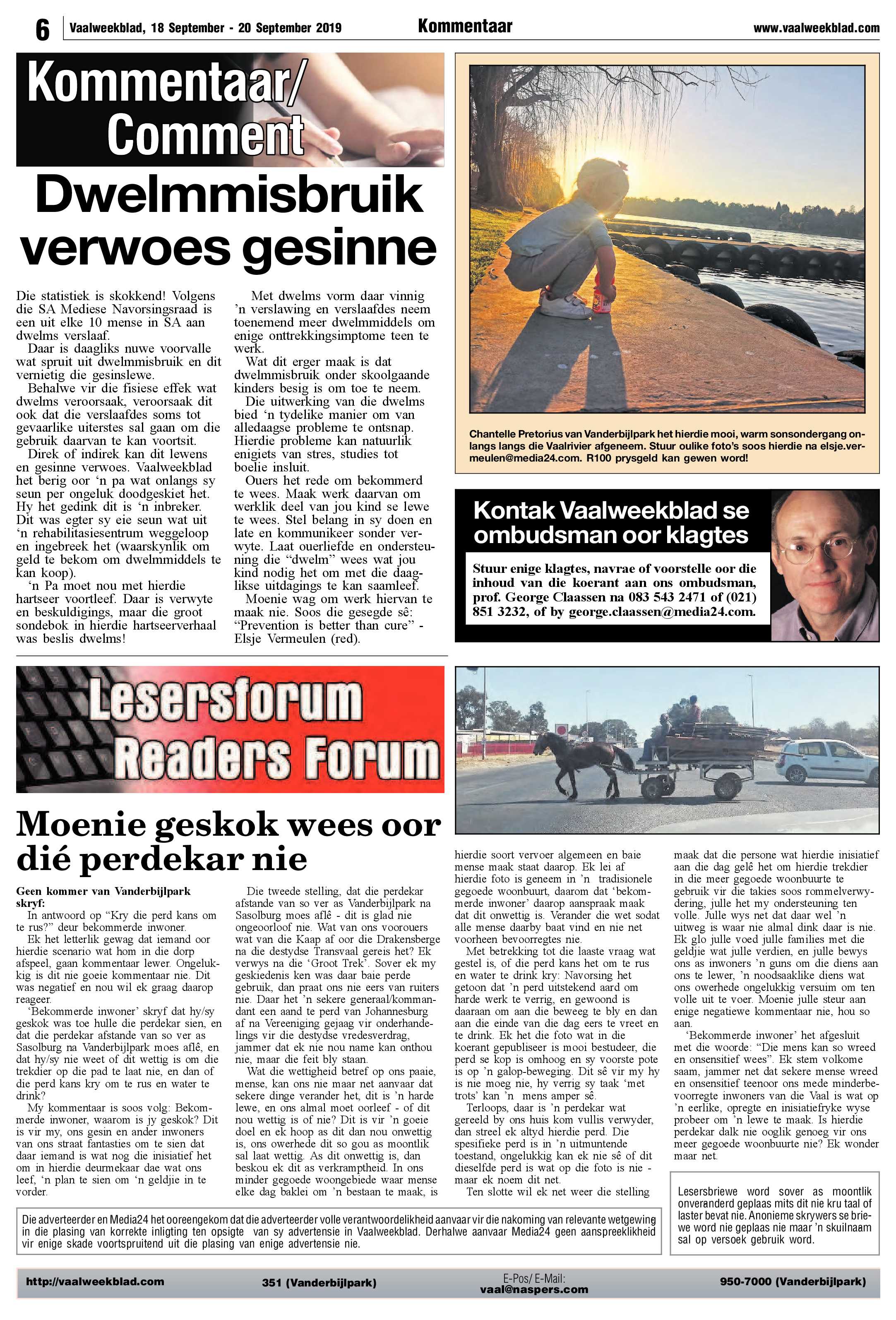Vaalweekblad 18 – 20 September 2019 page 6