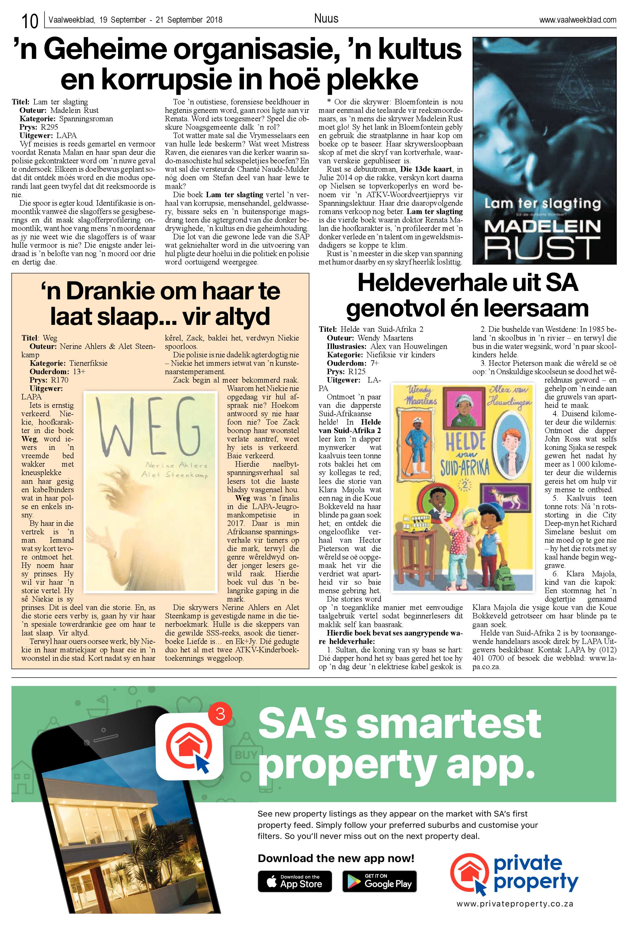 Vaalweekblad 18 – 21 September 2018 page 10