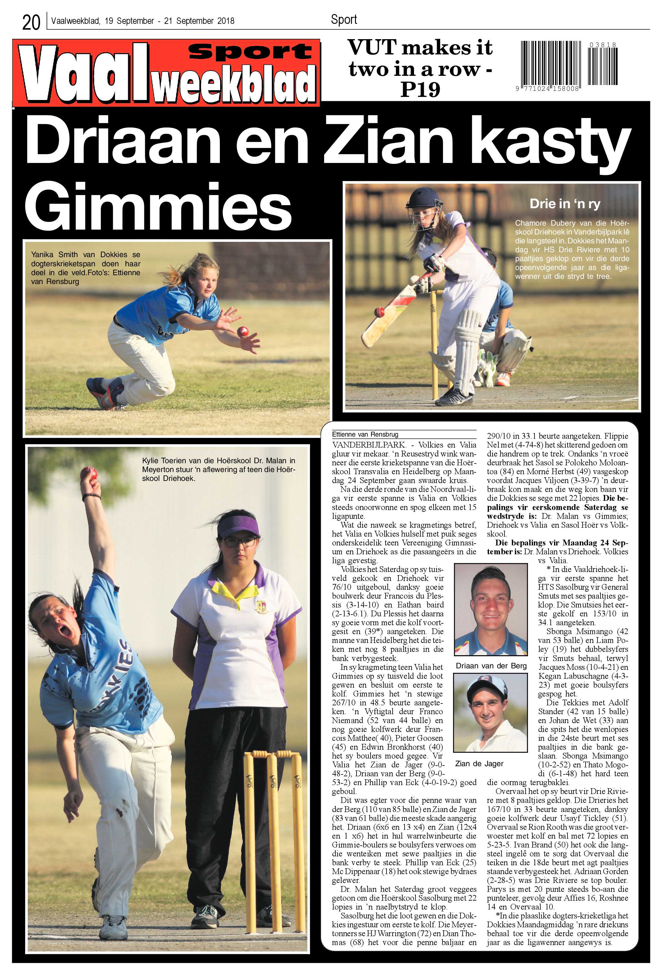 Vaalweekblad 18 – 21 September 2018 page 20