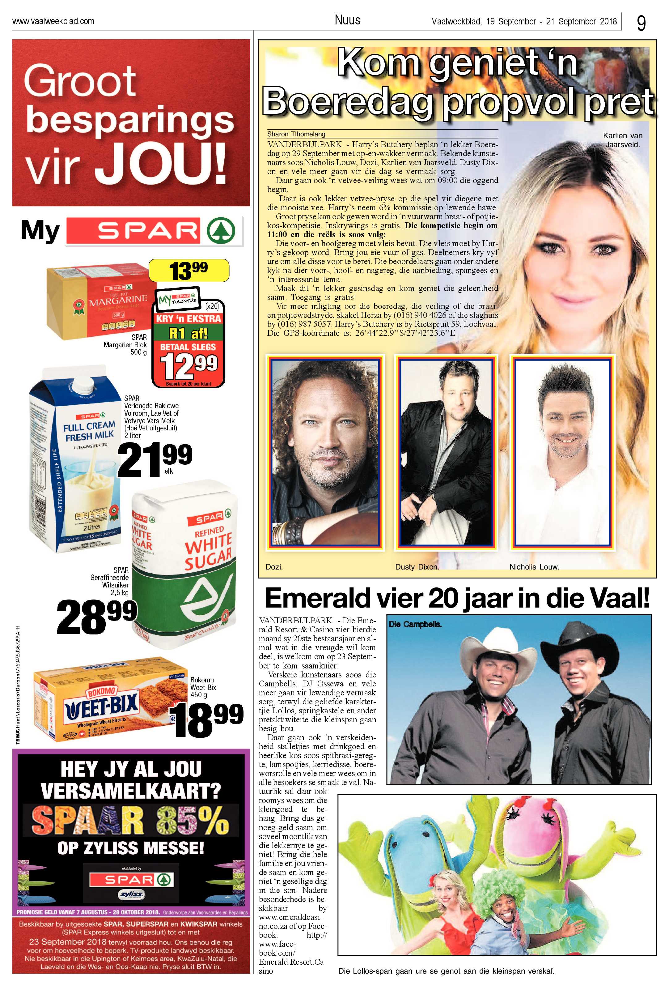Vaalweekblad 18 – 21 September 2018 page 9