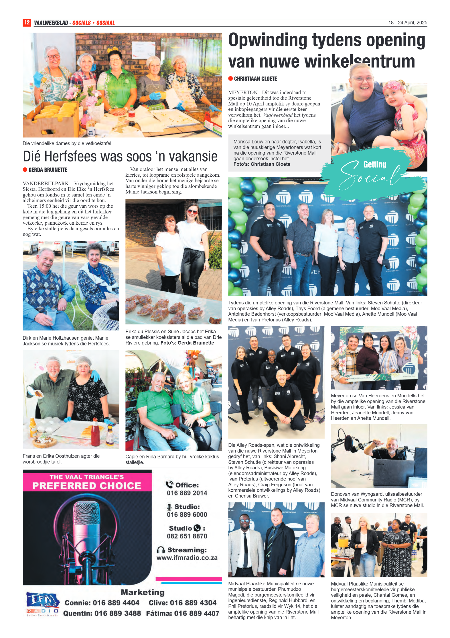 Vaalweekblad 18 – 24 April, 2025 page 12