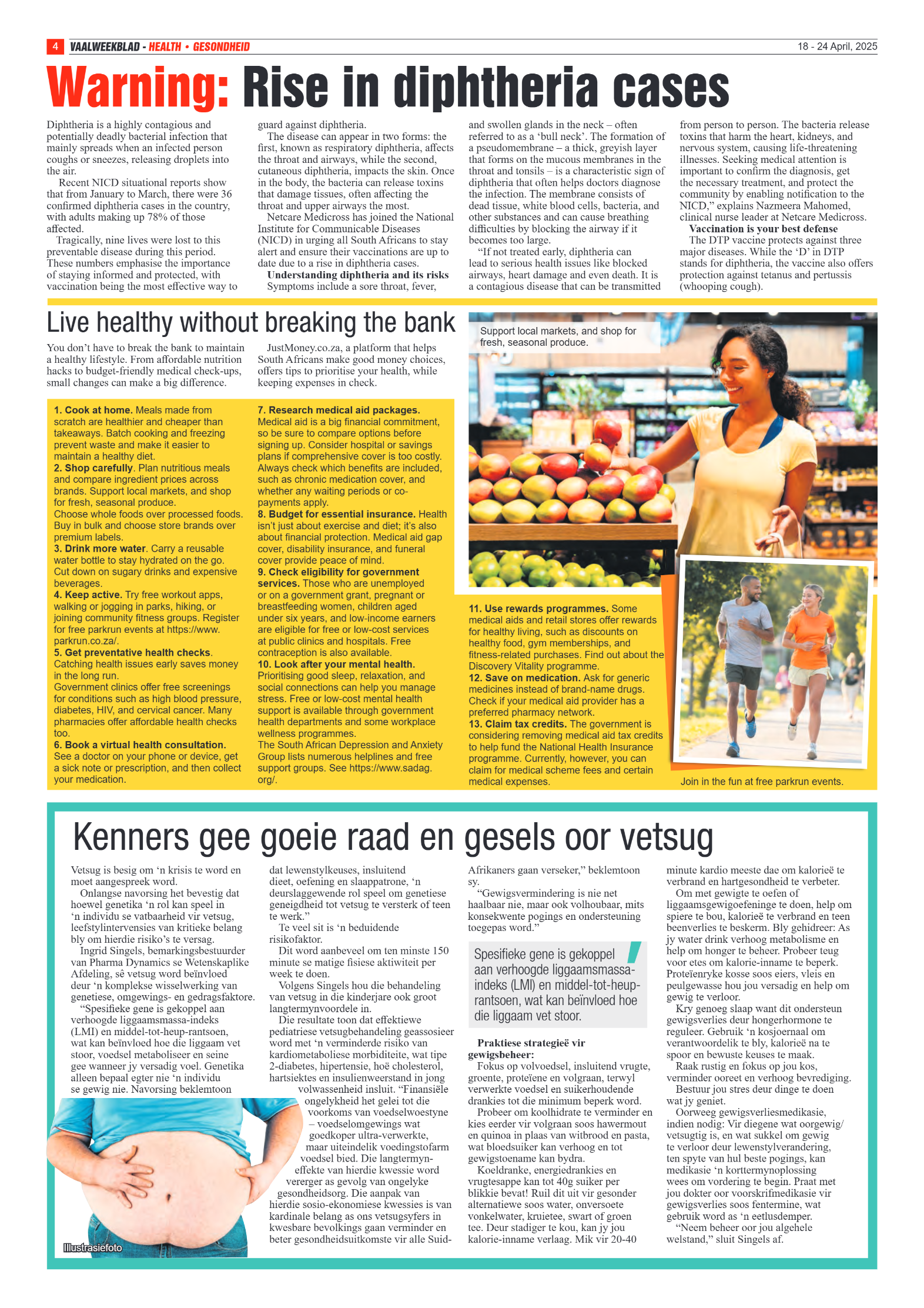 Vaalweekblad 18 – 24 April, 2025 page 4