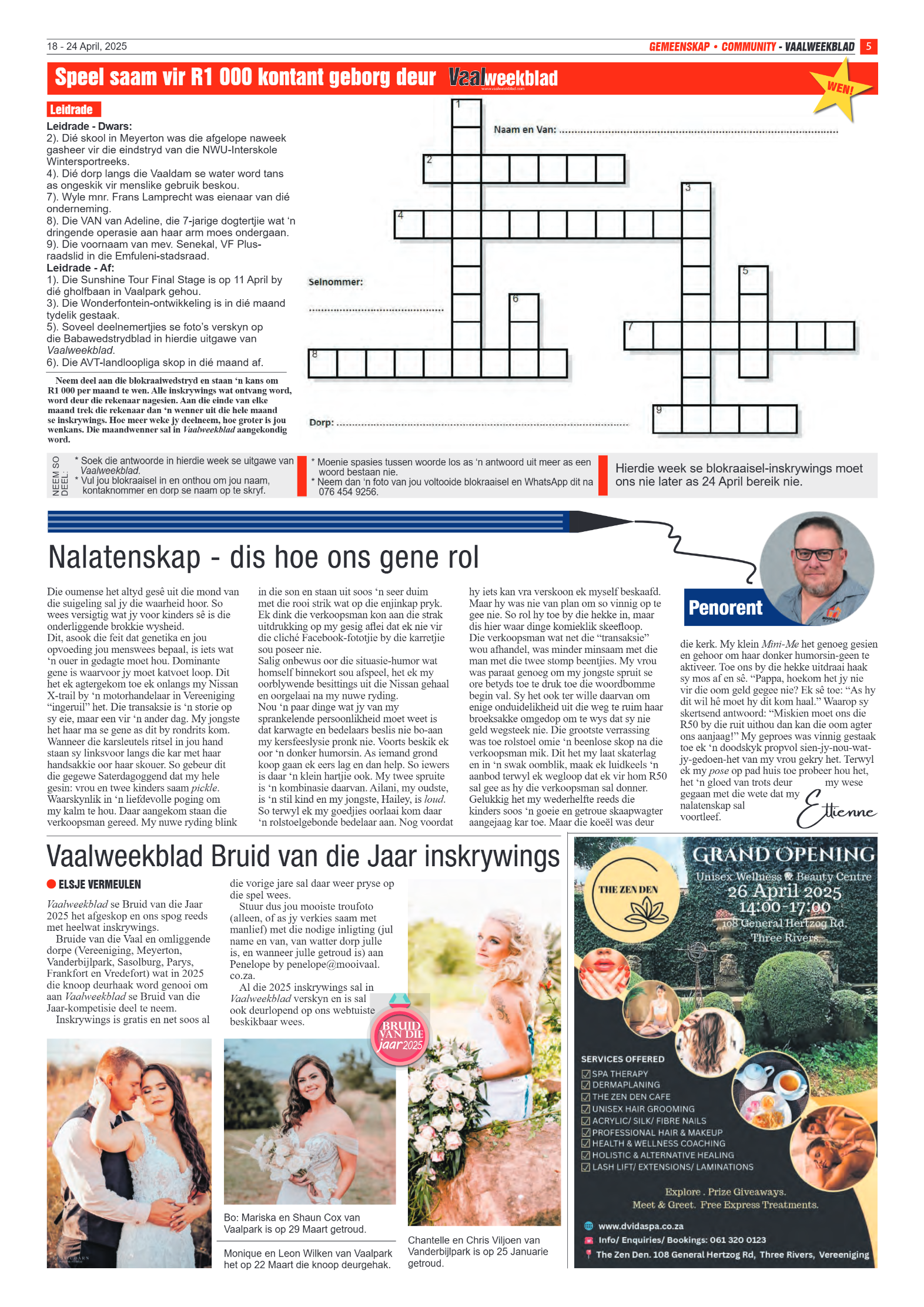 Vaalweekblad 18 – 24 April, 2025 page 5