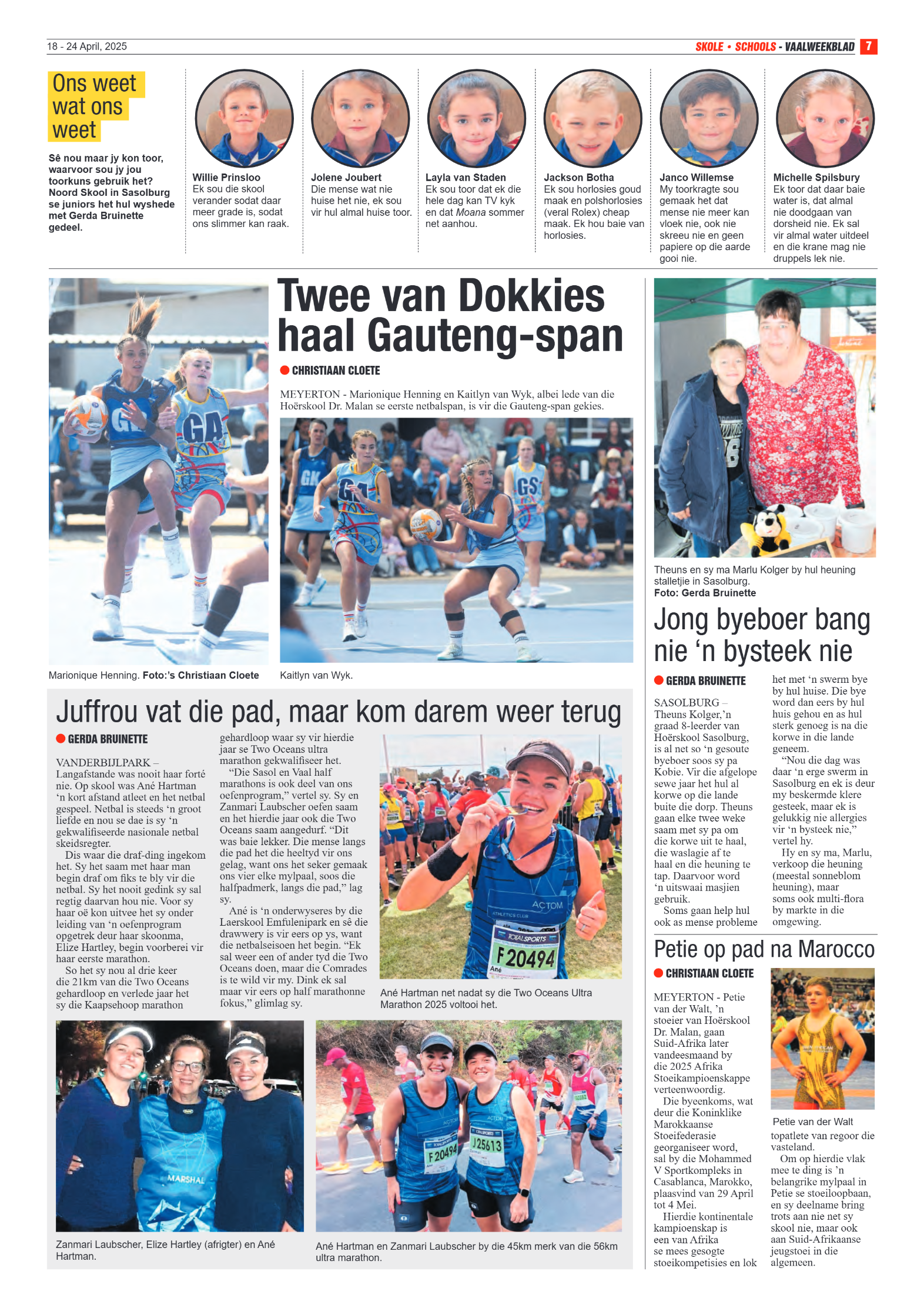 Vaalweekblad 18 – 24 April, 2025 page 7