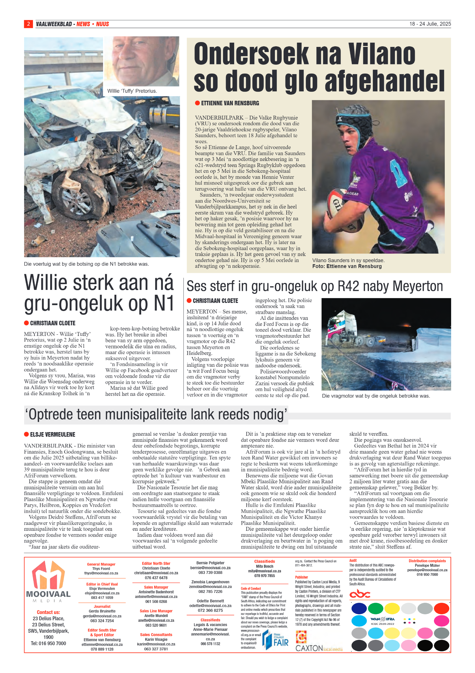 Vaalweekblad 18 – 24 Julie, 2025 page 2