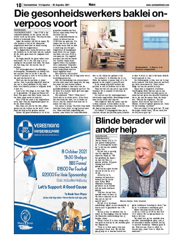 Vaalweekblad 18 Augustus – 20 Augustus 2021 page 10