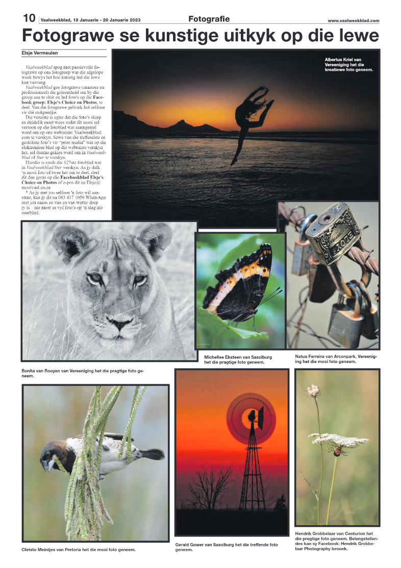 Vaalweekblad, 18 Januarie – 20 Januarie 2023 page 10