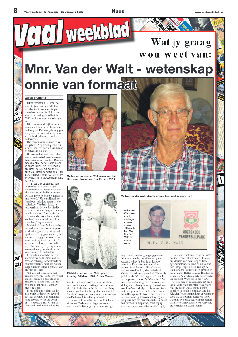 Vaalweekblad, 18 Januarie – 20 Januarie 2023 page 8