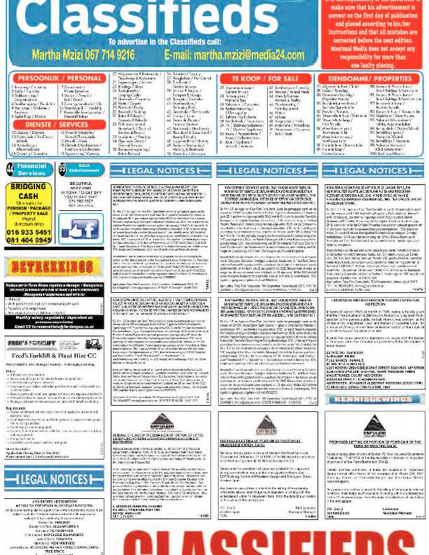 Vaalweekblad, 18 Mei – 20 Mei 2022 page 12