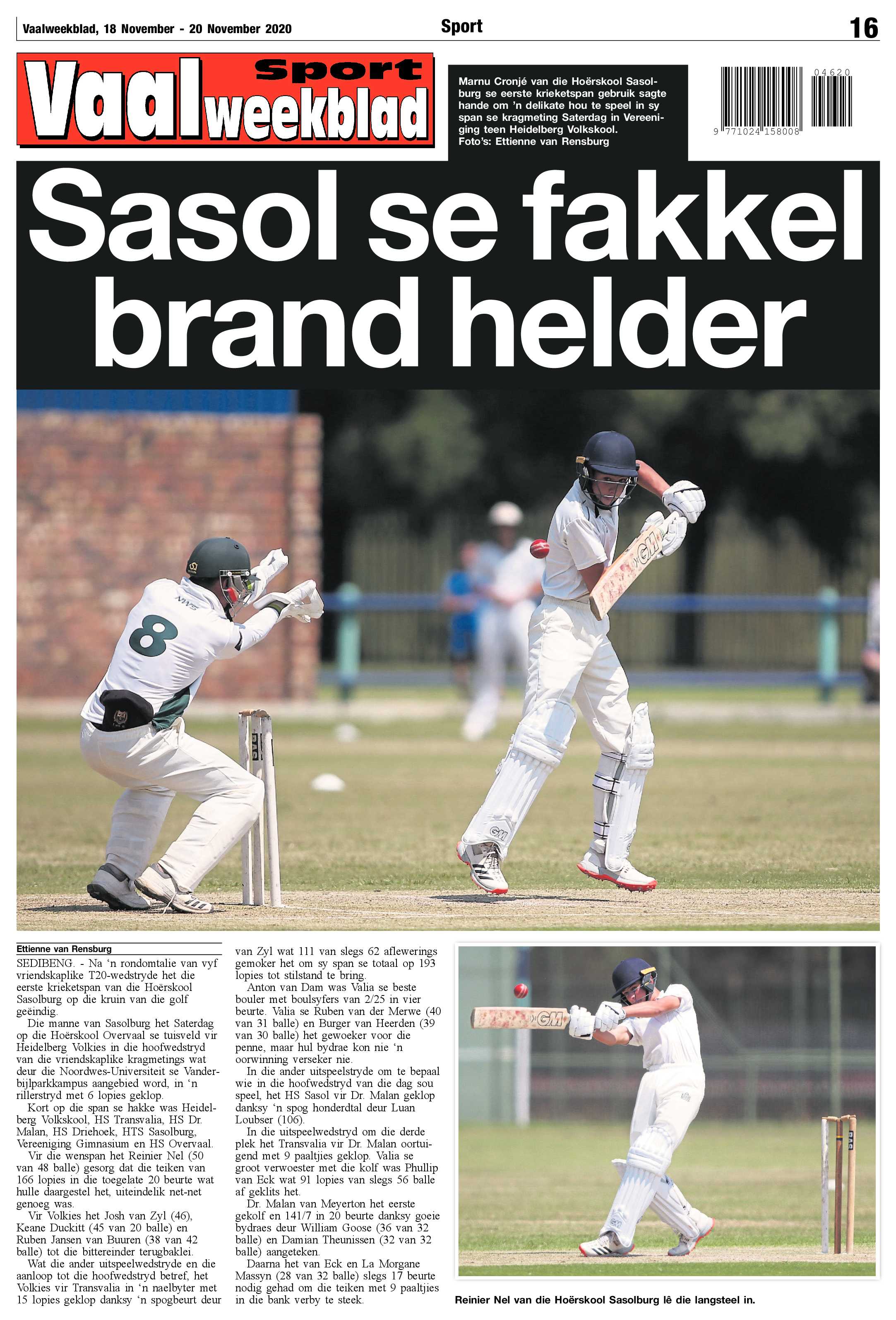 Vaalweekblad 18 November – 20 November 2020 page 16