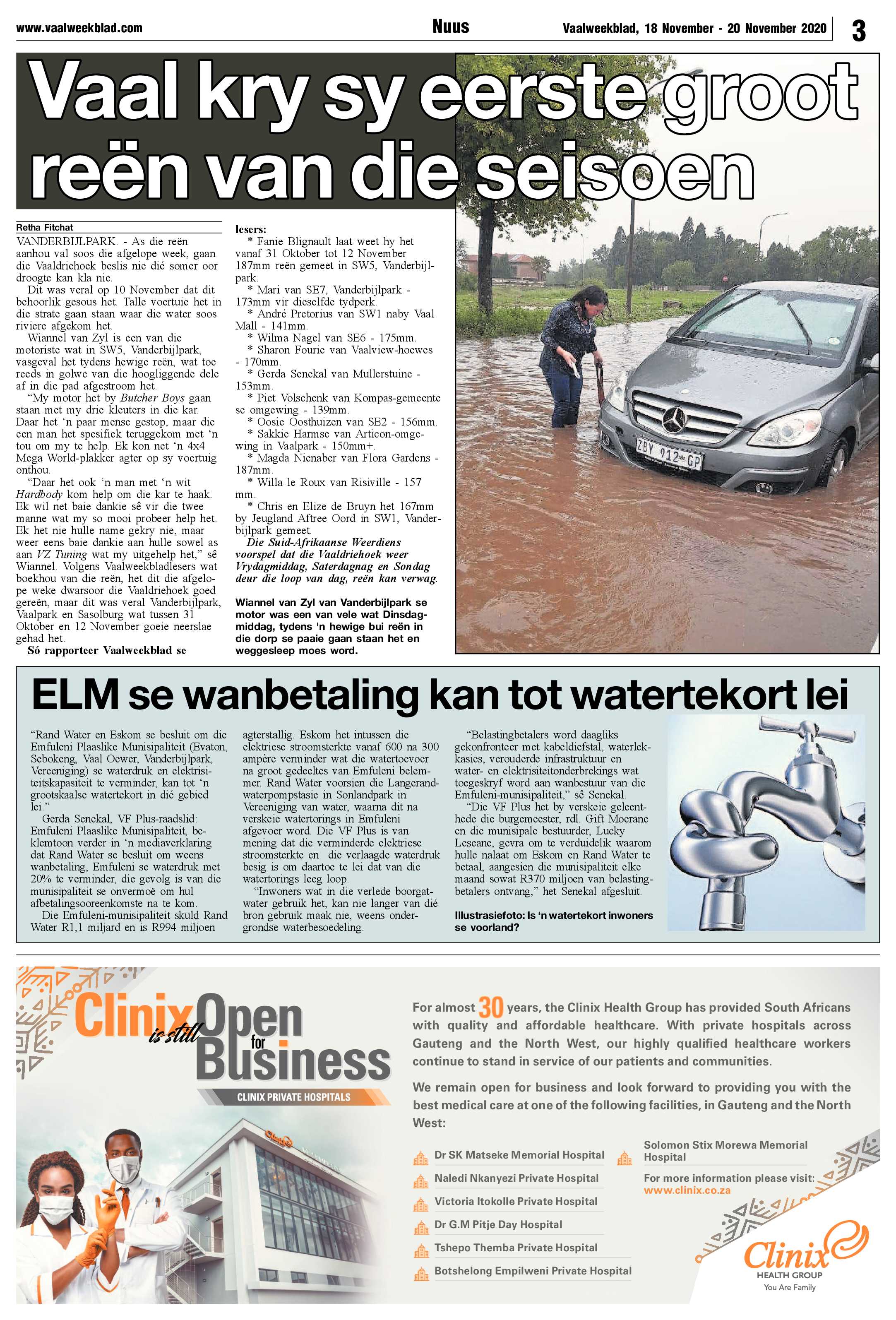Vaalweekblad 18 November – 20 November 2020 page 3