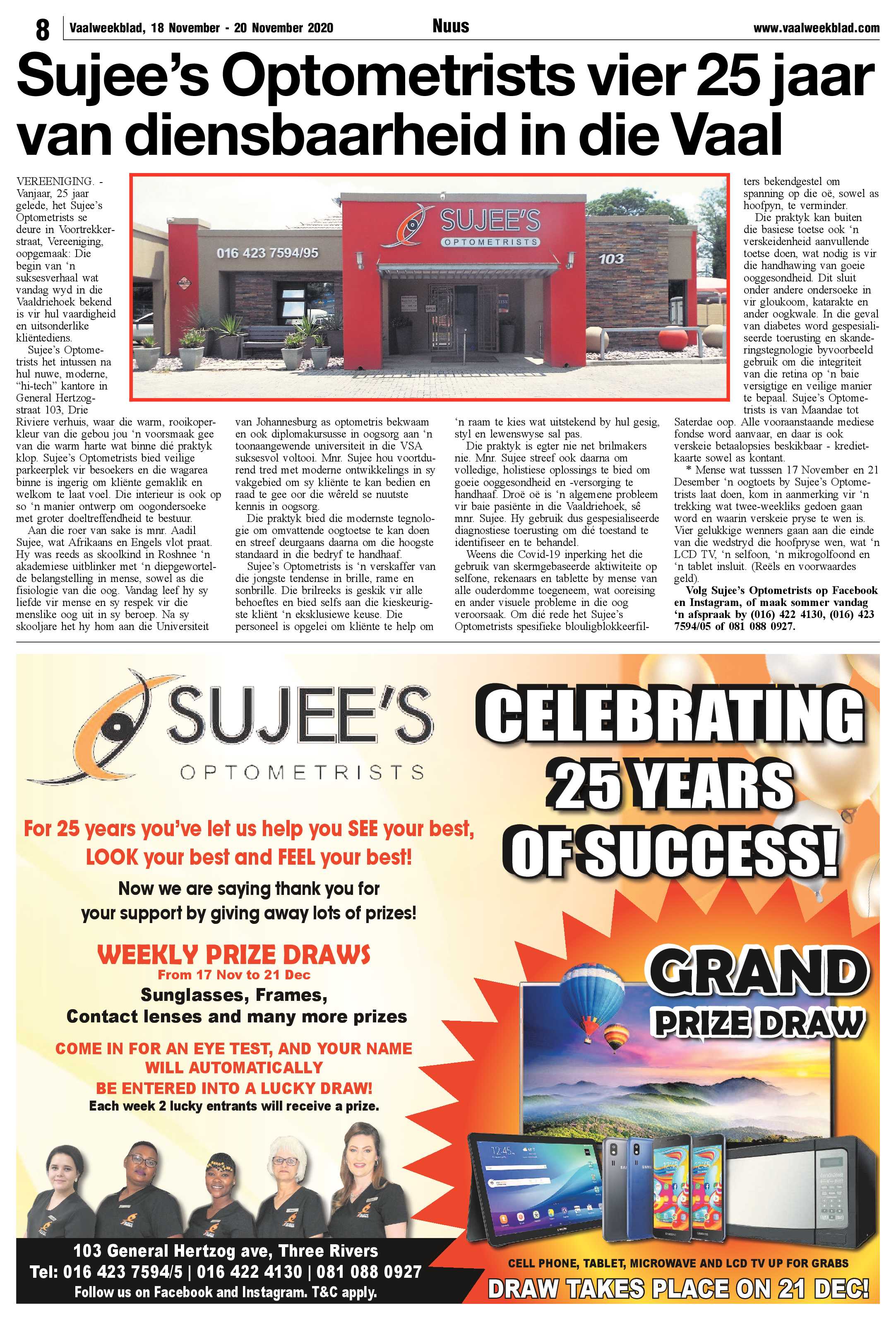 Vaalweekblad 18 November – 20 November 2020 page 8