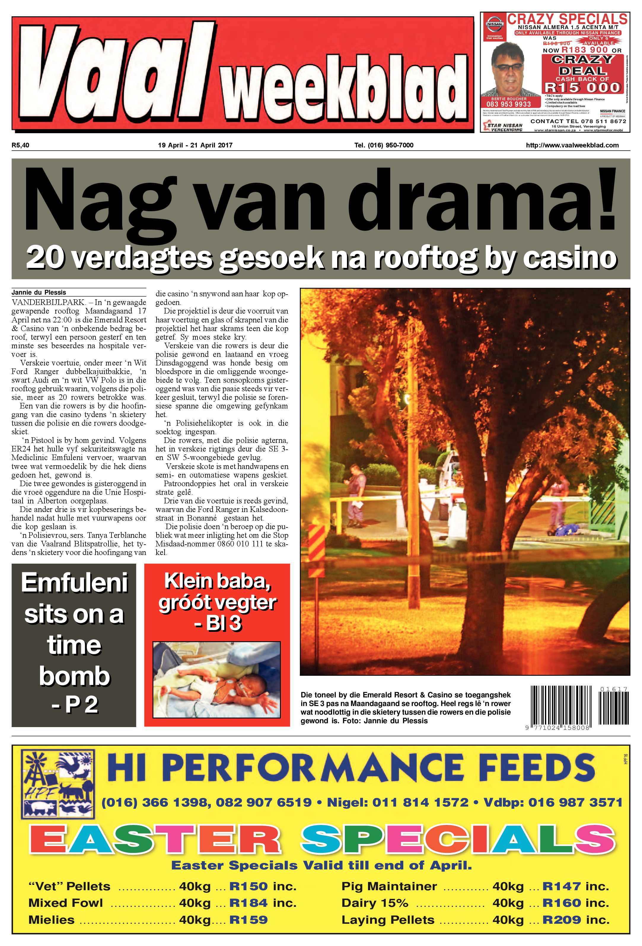 Vaalweekblad 19 -21 April 2017 page 1
