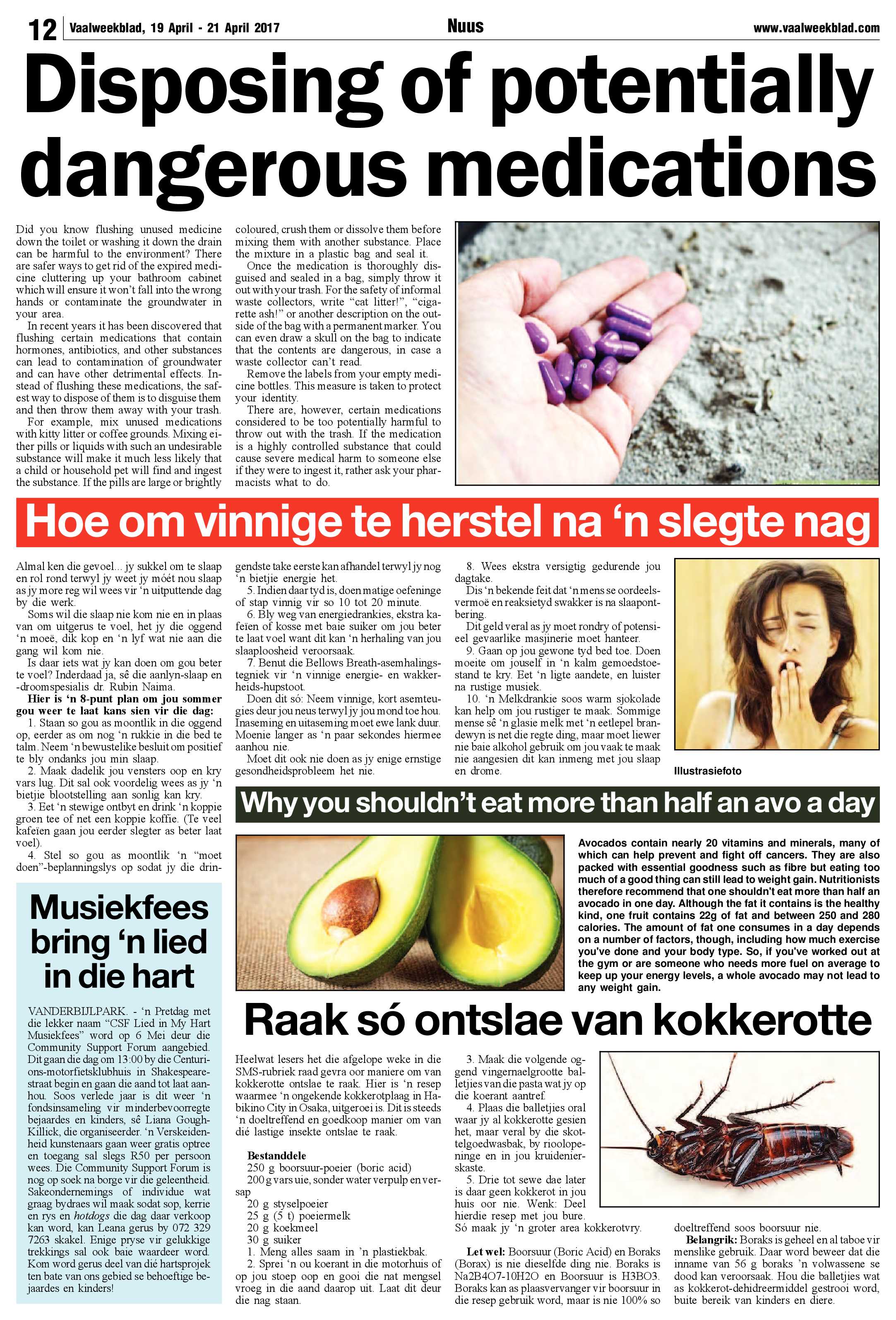 Vaalweekblad 19 -21 April 2017 page 12