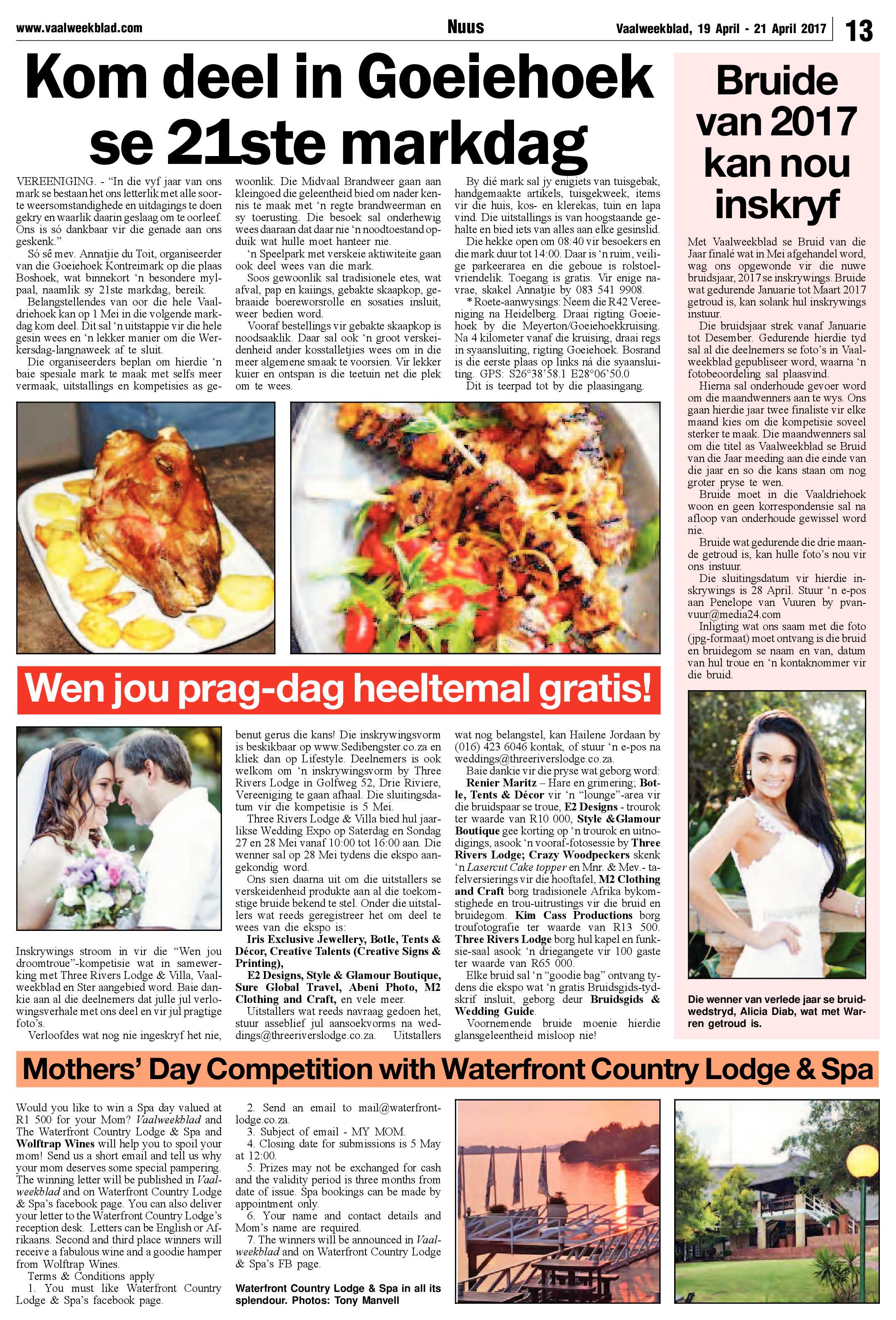 Vaalweekblad 19 -21 April 2017 page 13