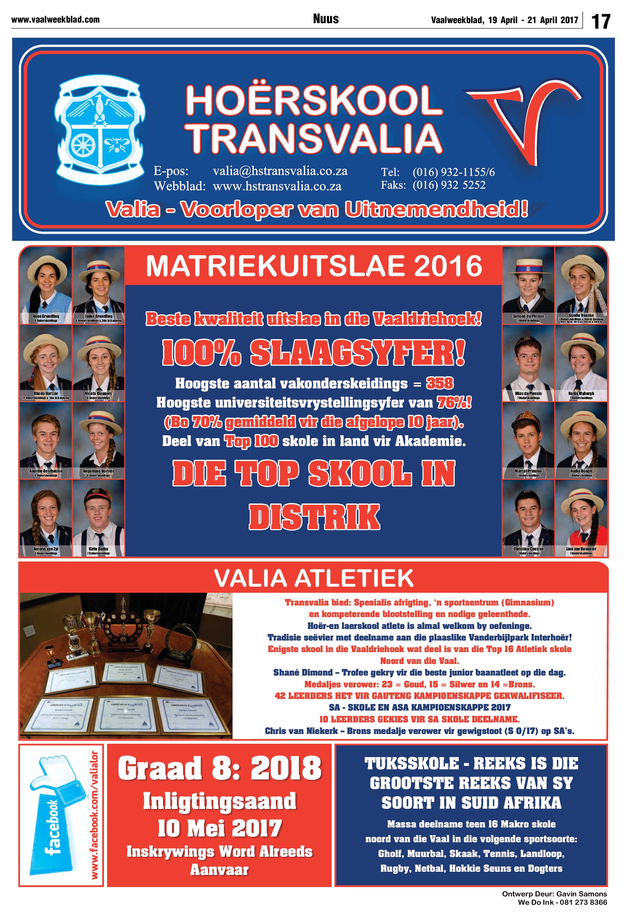 Vaalweekblad 19 -21 April 2017 page 17
