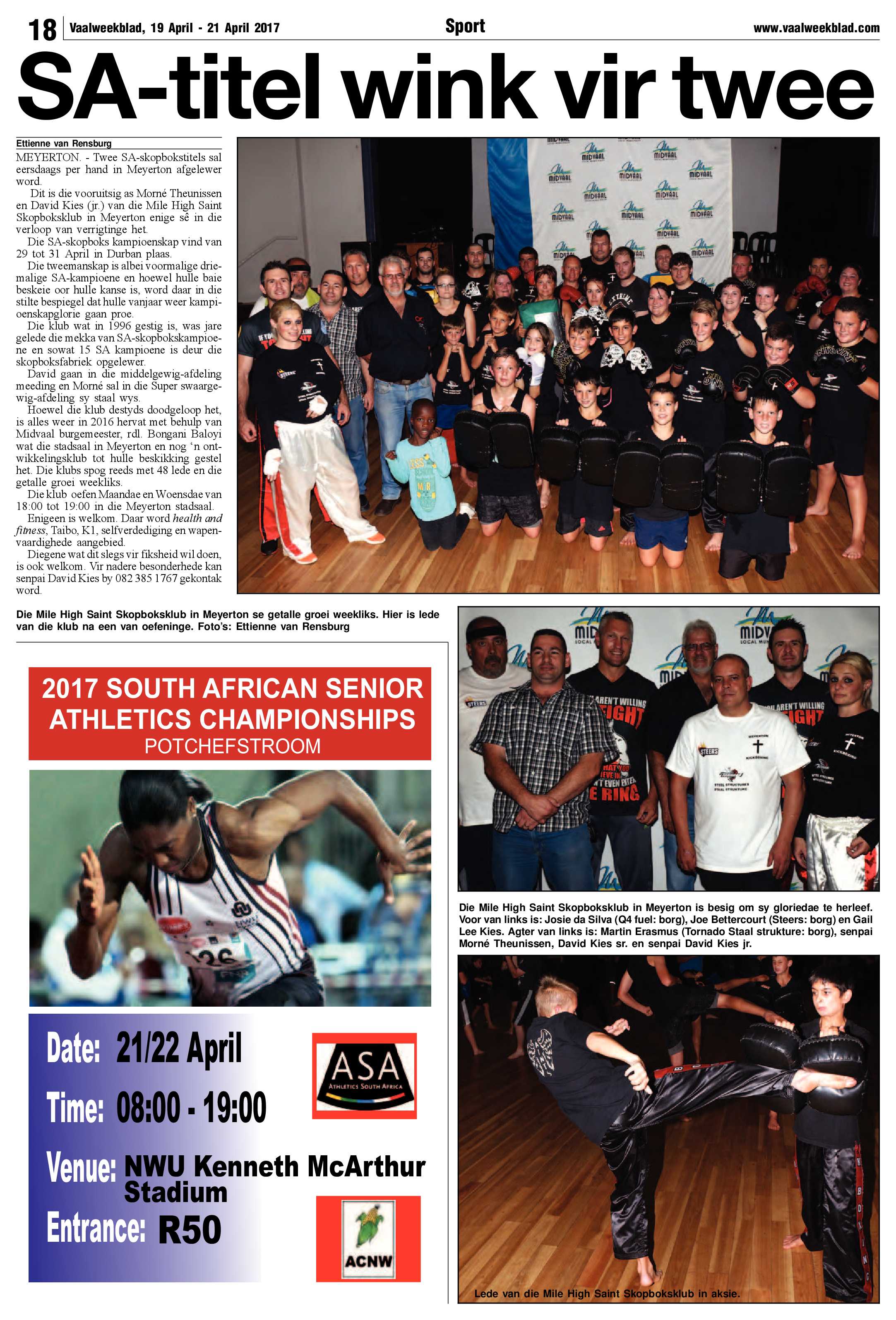 Vaalweekblad 19 -21 April 2017 page 18