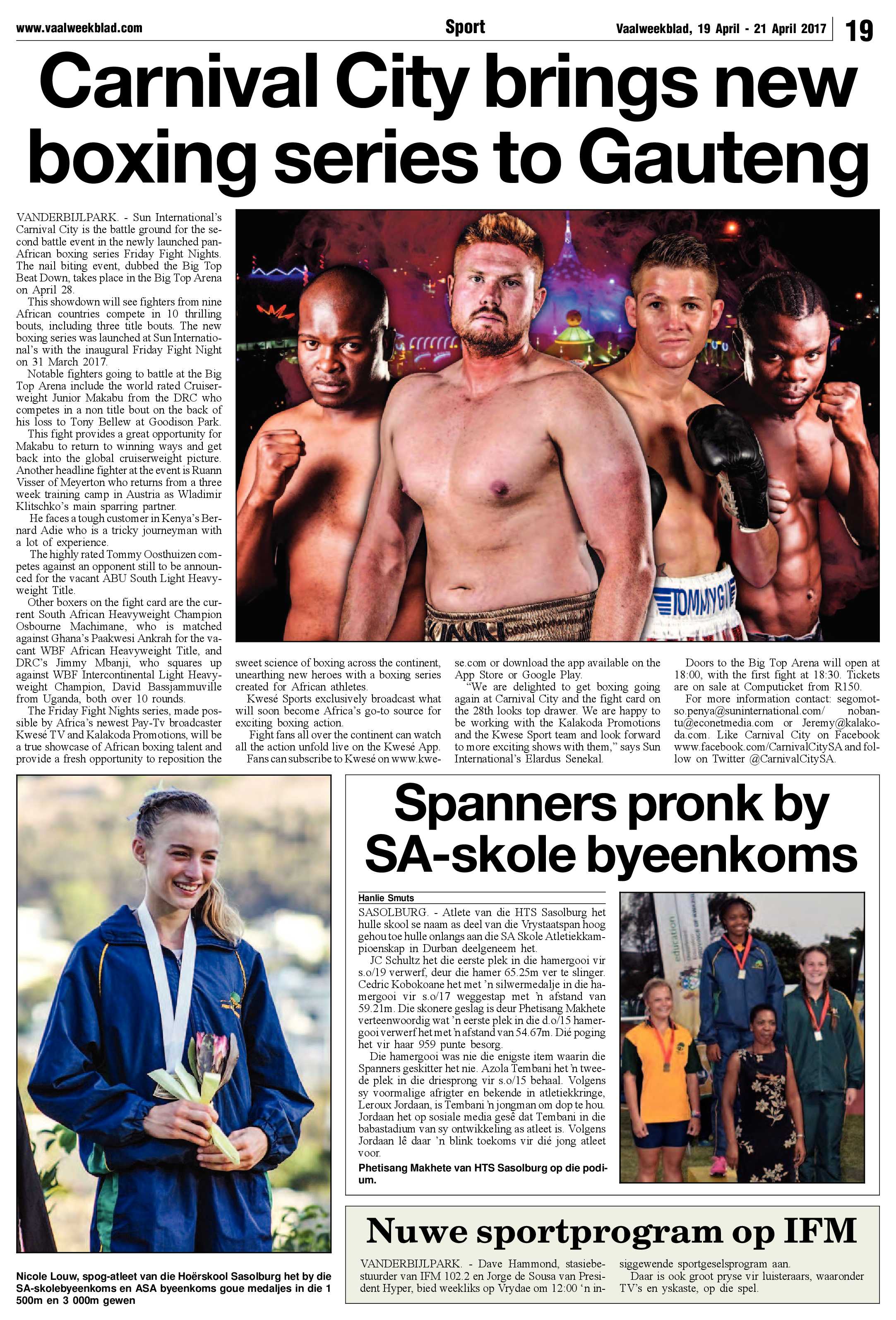 Vaalweekblad 19 -21 April 2017 page 19