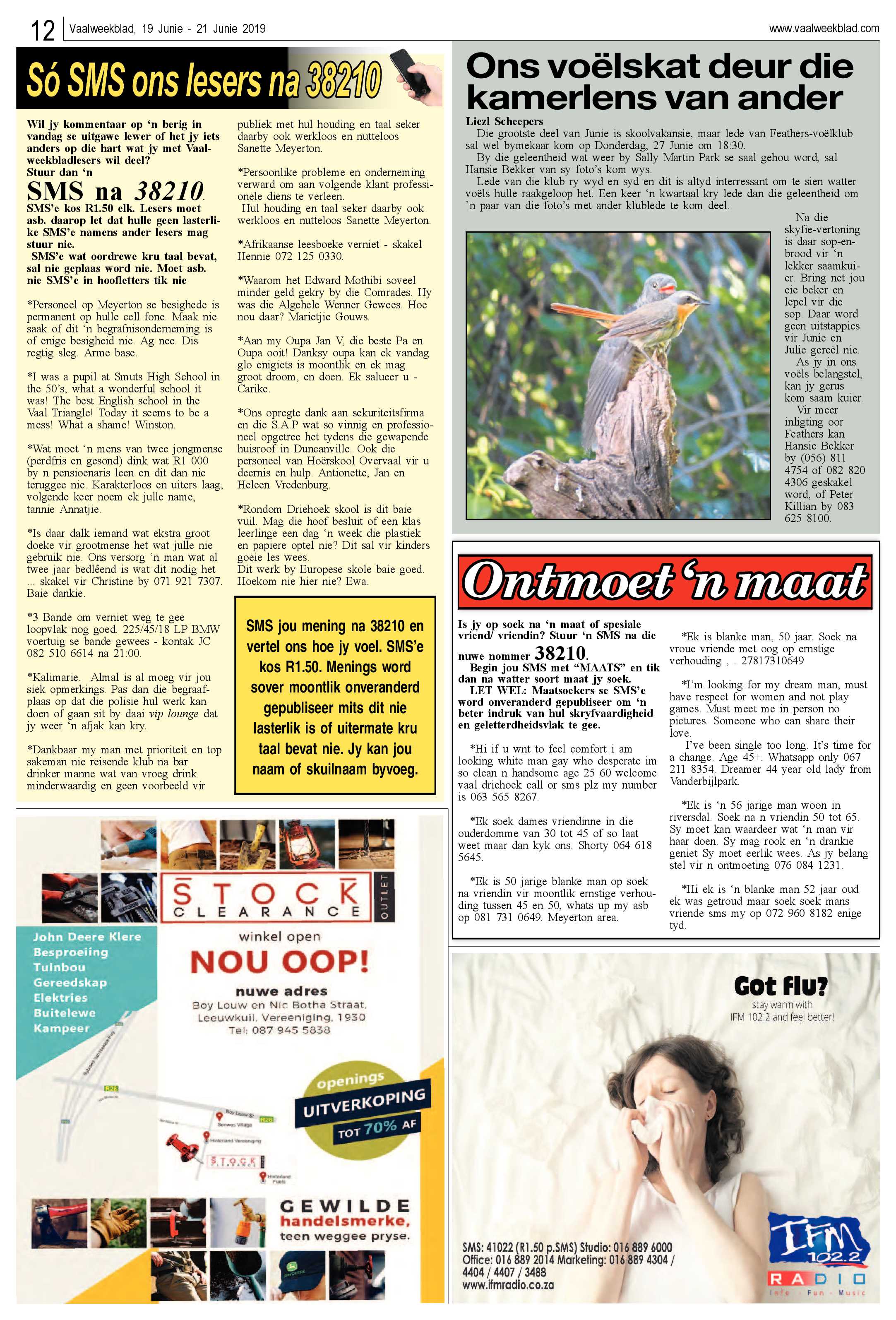 Vaalweekblad 19 – 21 Junie 2019 page 12