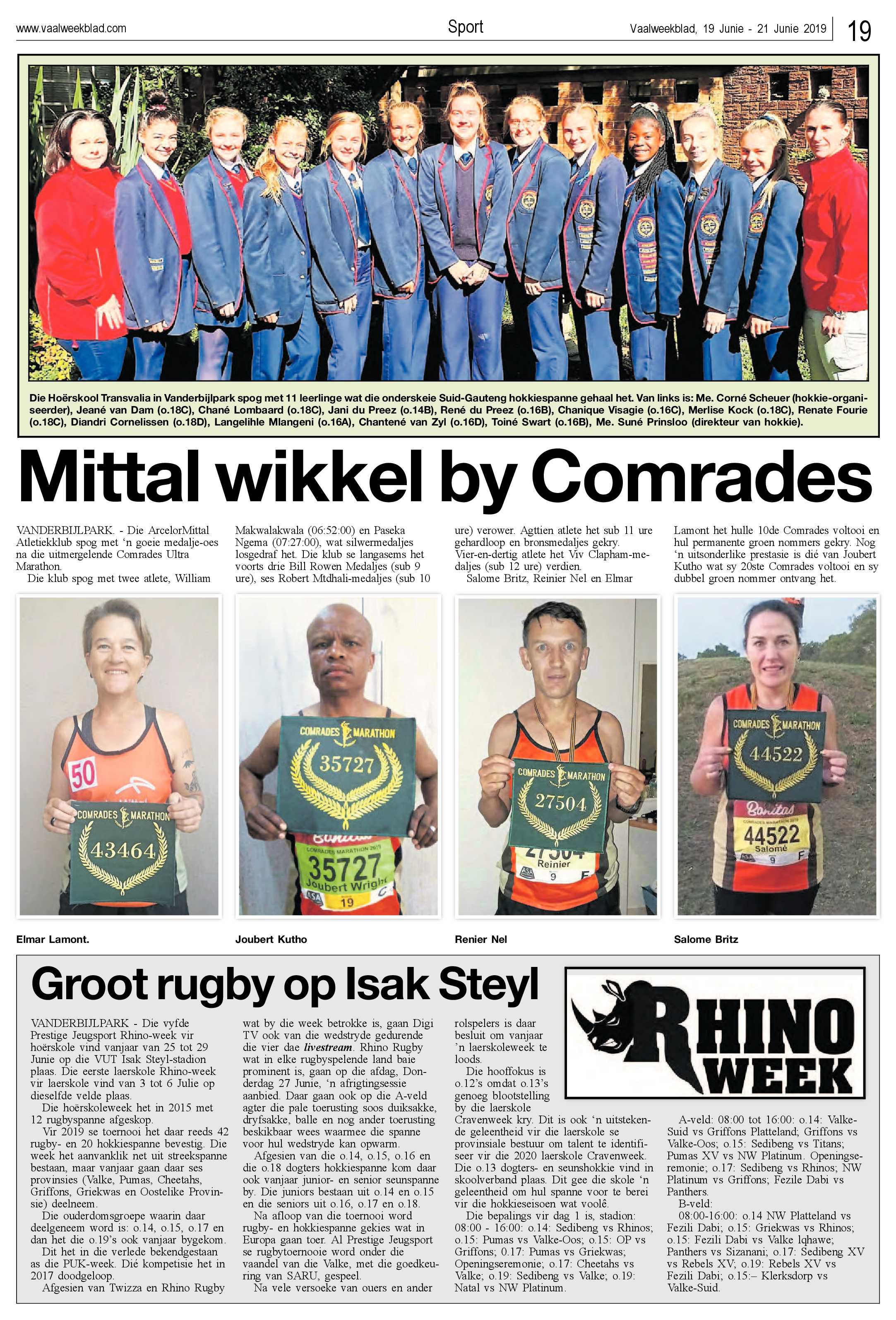 Vaalweekblad 19 – 21 Junie 2019 page 19