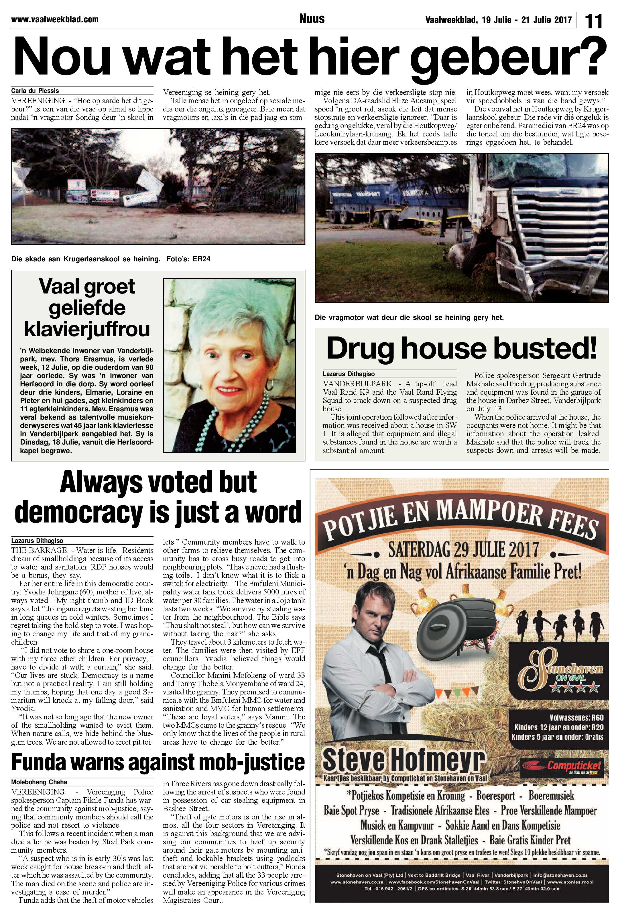 Vaalweekblad 19 – 23 Julie 2017 page 11