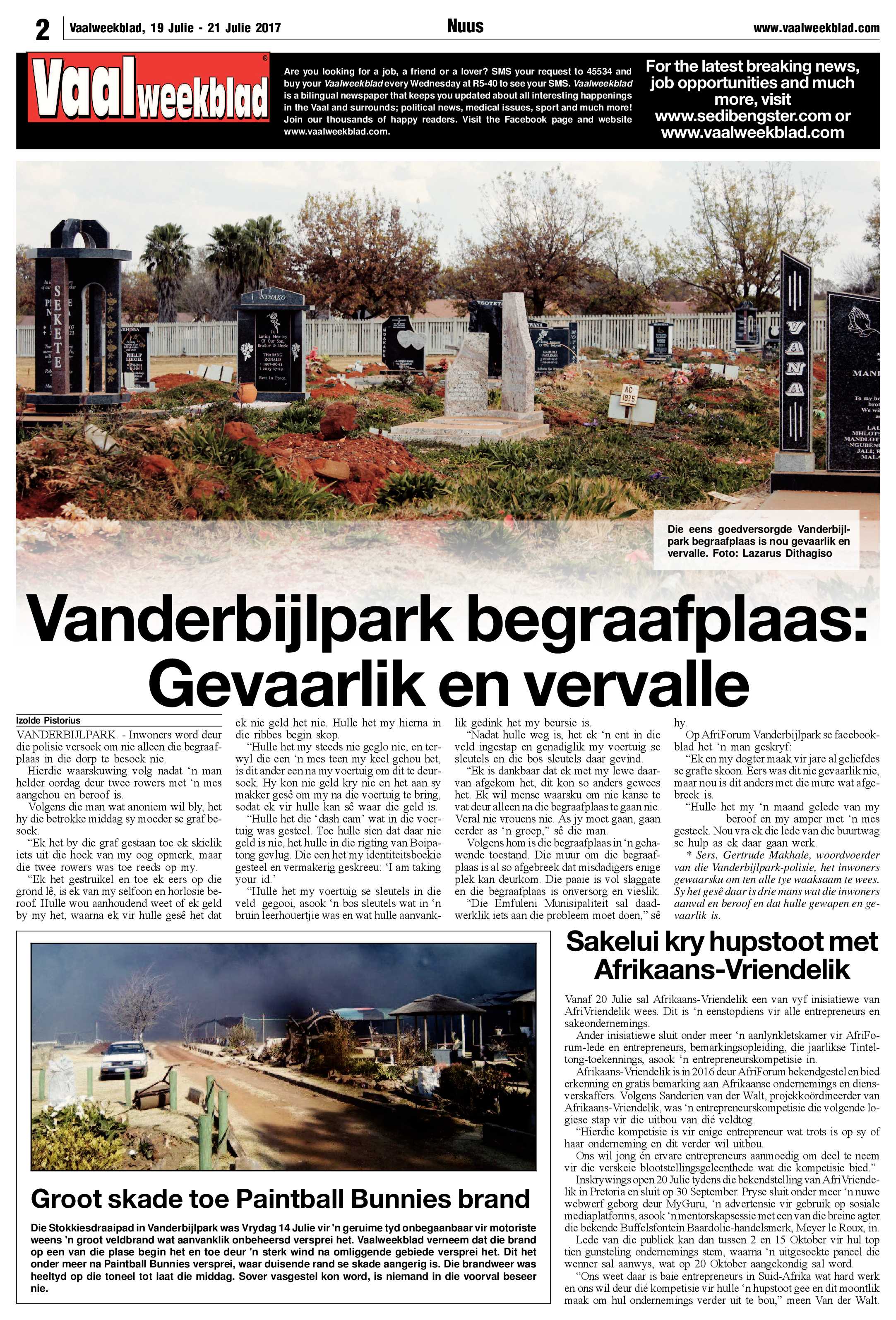 Vaalweekblad 19 – 23 Julie 2017 page 2