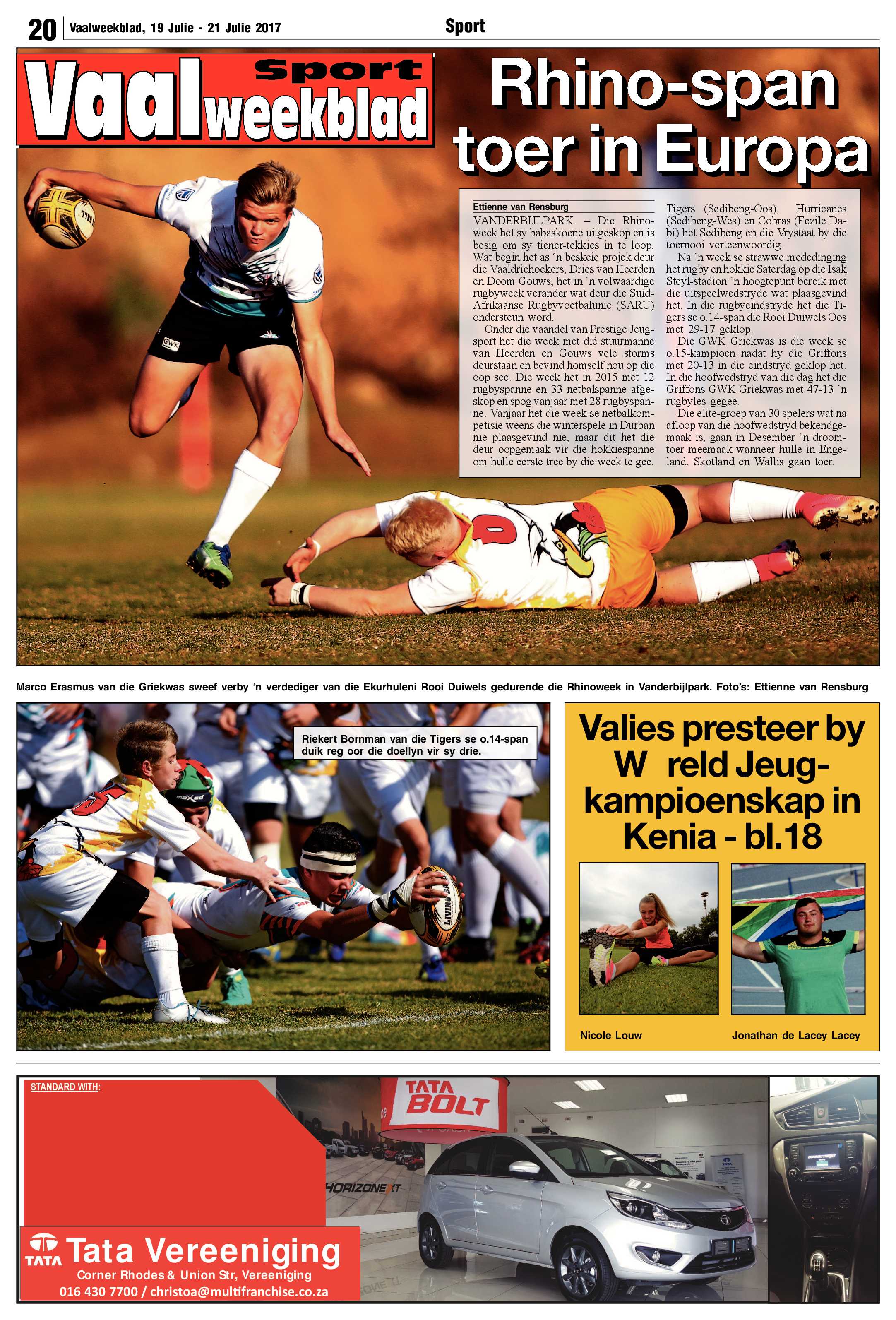 Vaalweekblad 19 – 23 Julie 2017 page 20