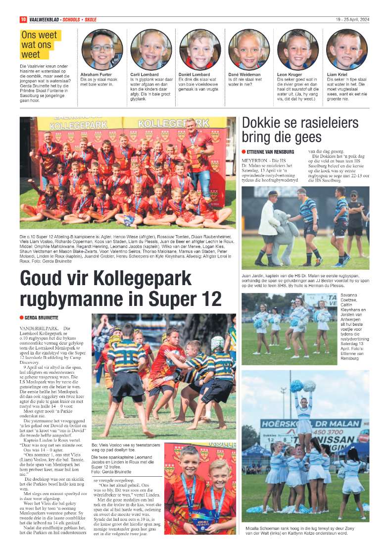 Vaalweekblad – 9 – 25 April, 2024 page 10