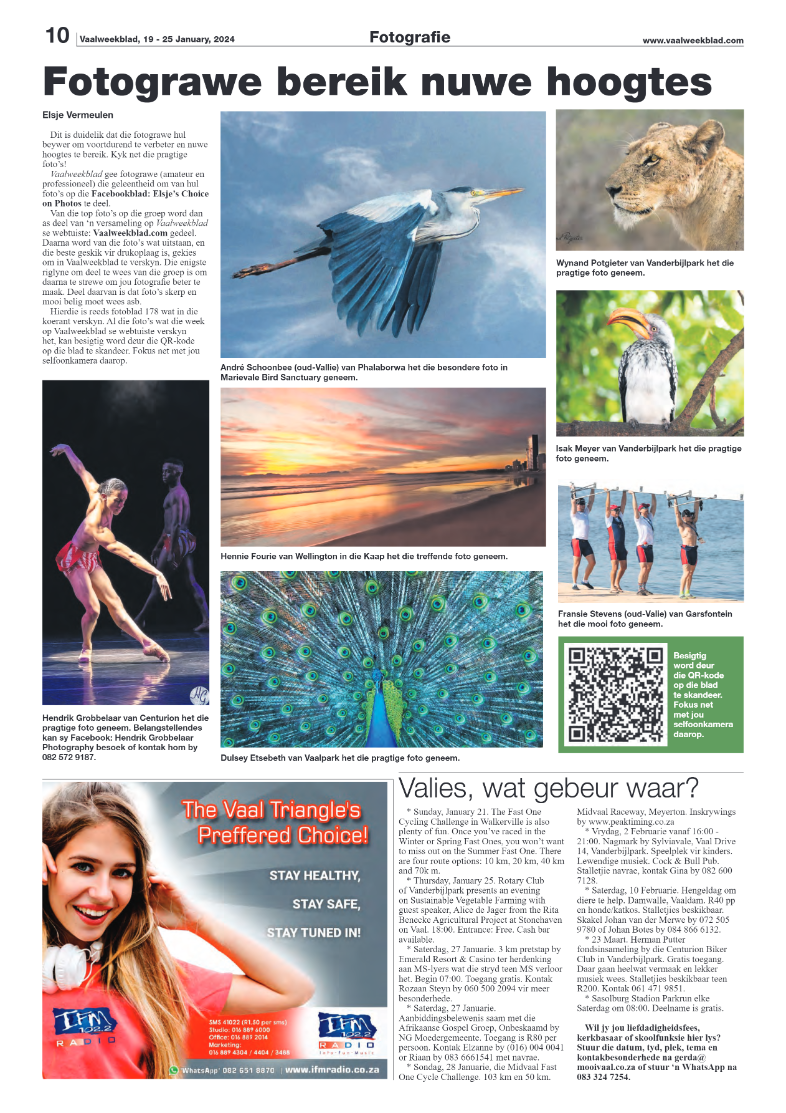 Vaalweekblad, 19 – 25 January, 2024 page 10