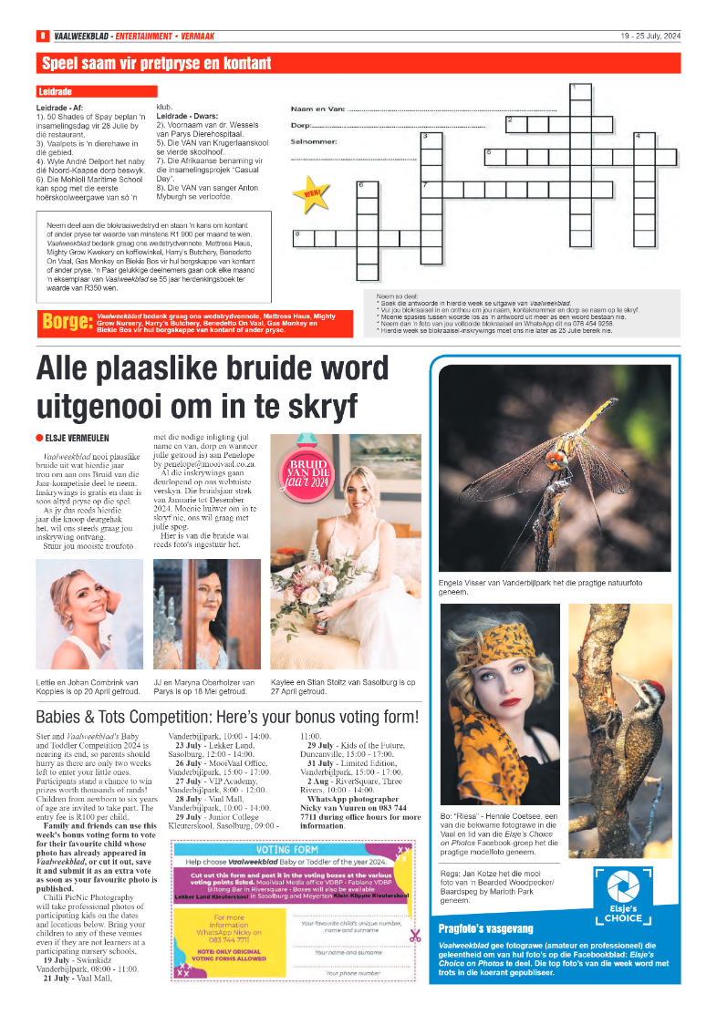 Vaalweekblad 19 – 25 July, 2024 page 8