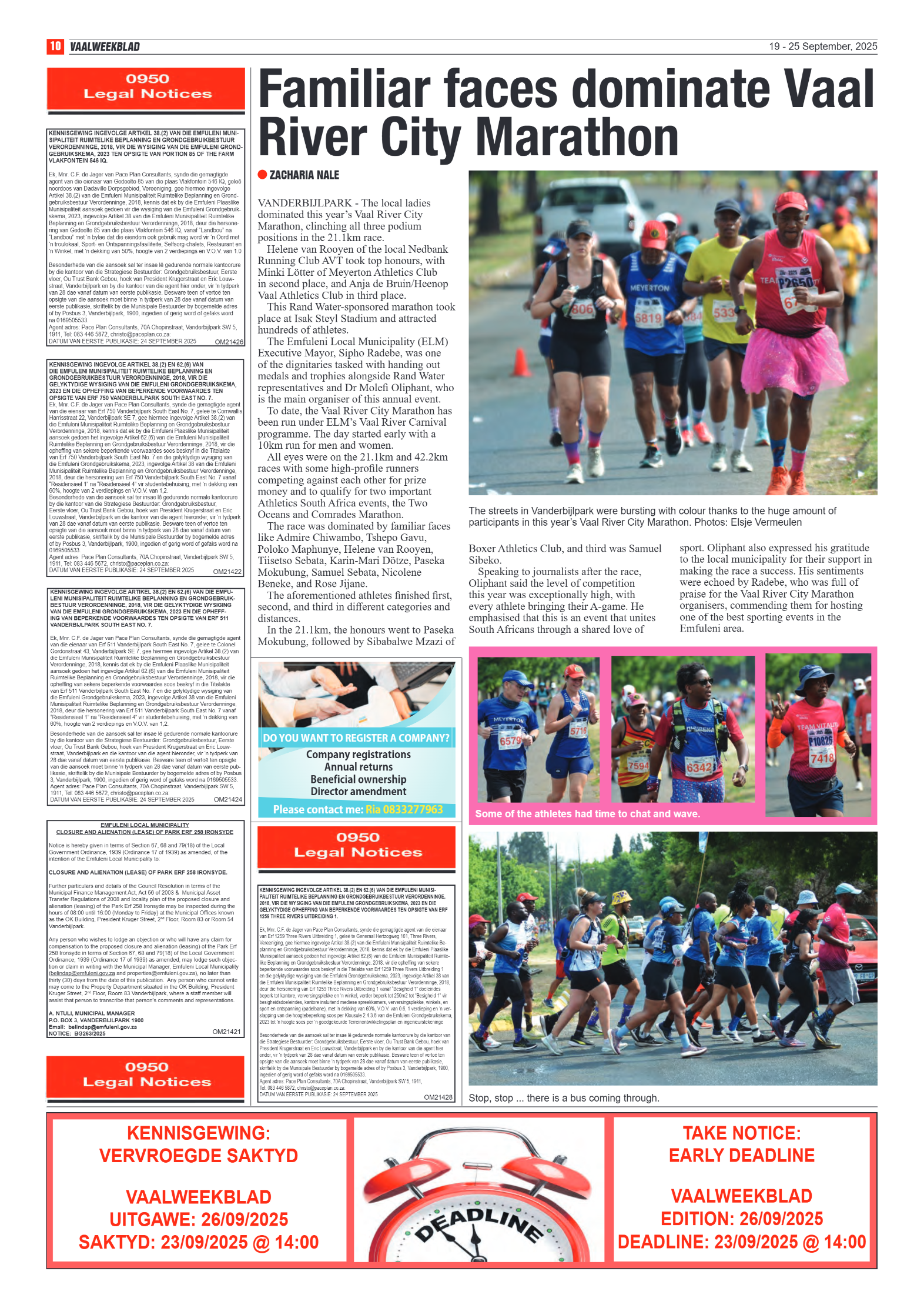 Vaalweekblad 19 – 25 September, 2025 page 10