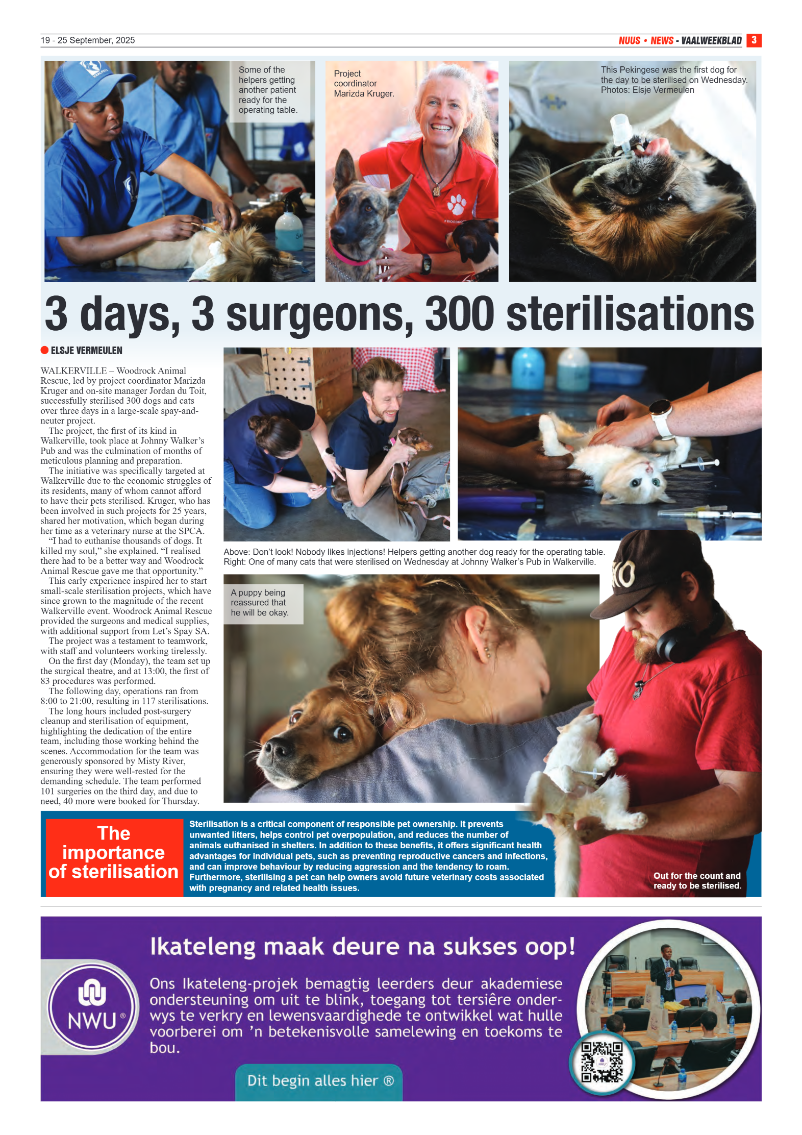 Vaalweekblad 19 – 25 September, 2025 page 3
