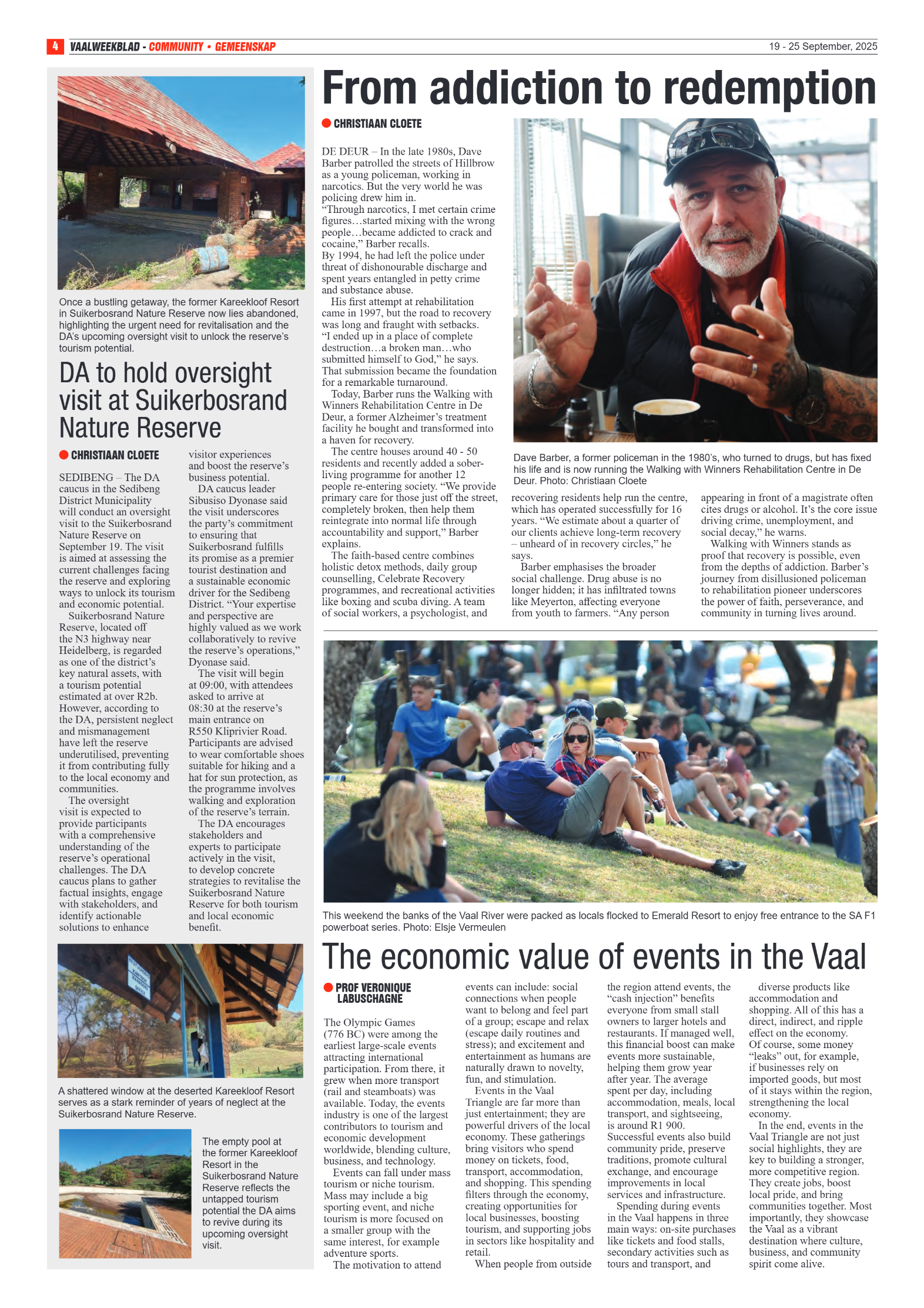 Vaalweekblad 19 – 25 September, 2025 page 4