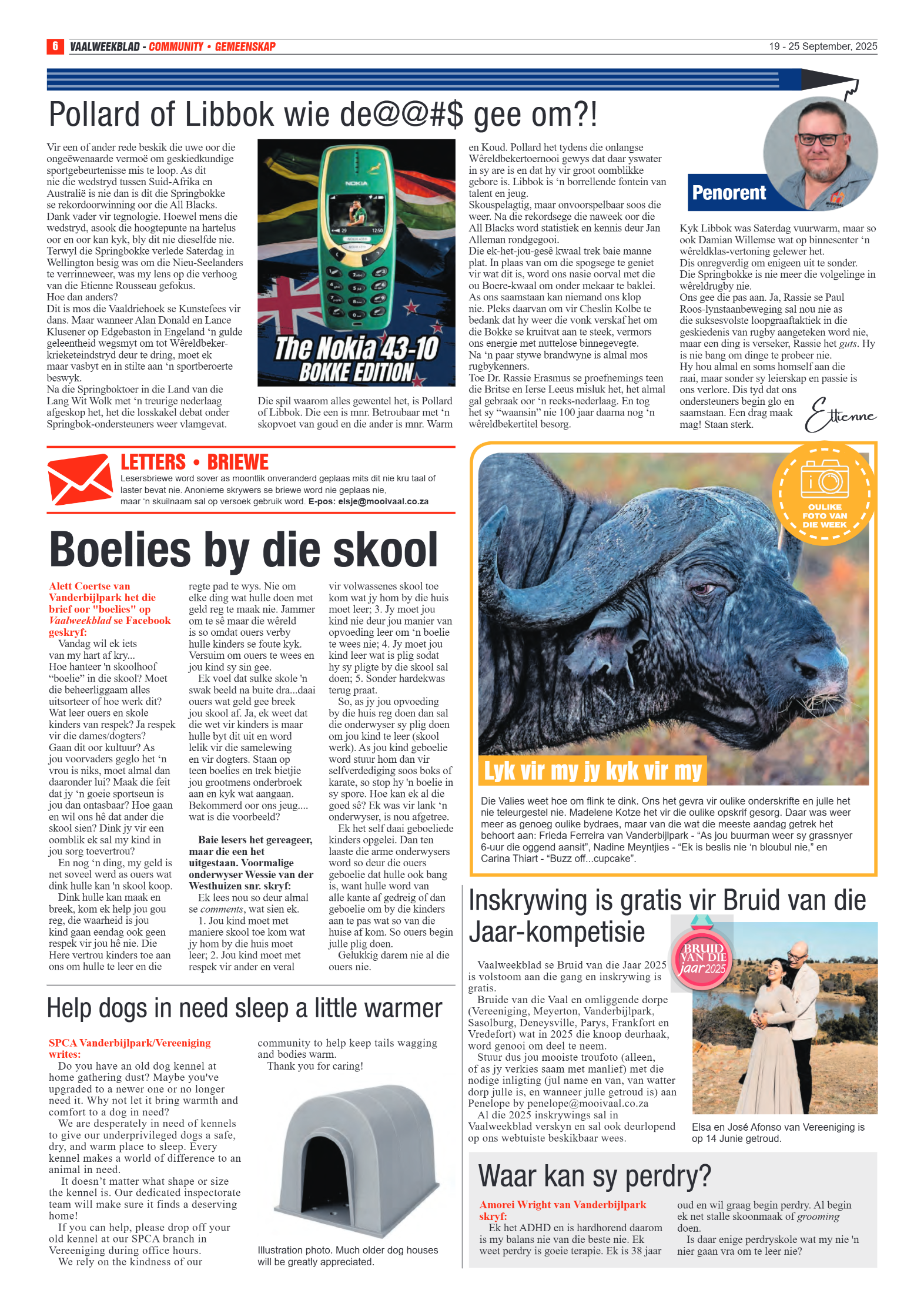 Vaalweekblad 19 – 25 September, 2025 page 6