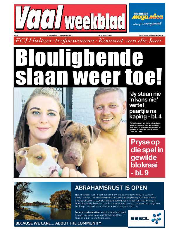 Vaalweekblad 19 Januarie – 21 Januarie 2022 page 1