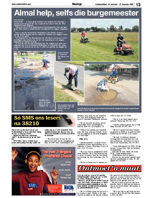 Vaalweekblad 19 Januarie – 21 Januarie 2022 page 11