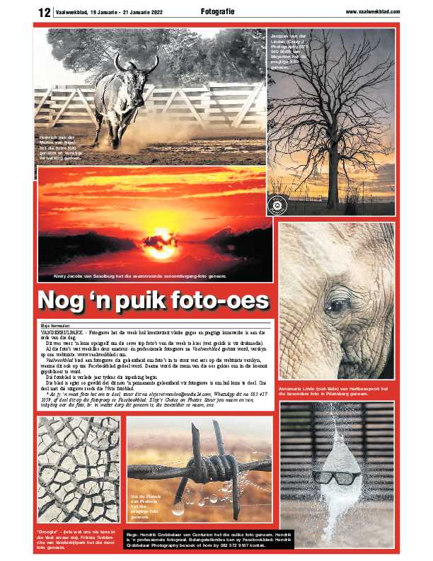 Vaalweekblad 19 Januarie – 21 Januarie 2022 page 12