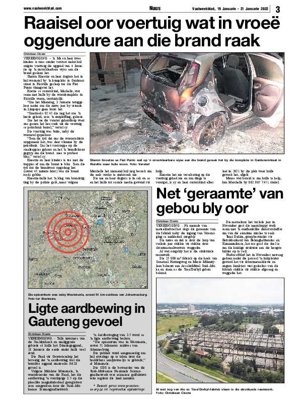 Vaalweekblad 19 Januarie – 21 Januarie 2022 page 3