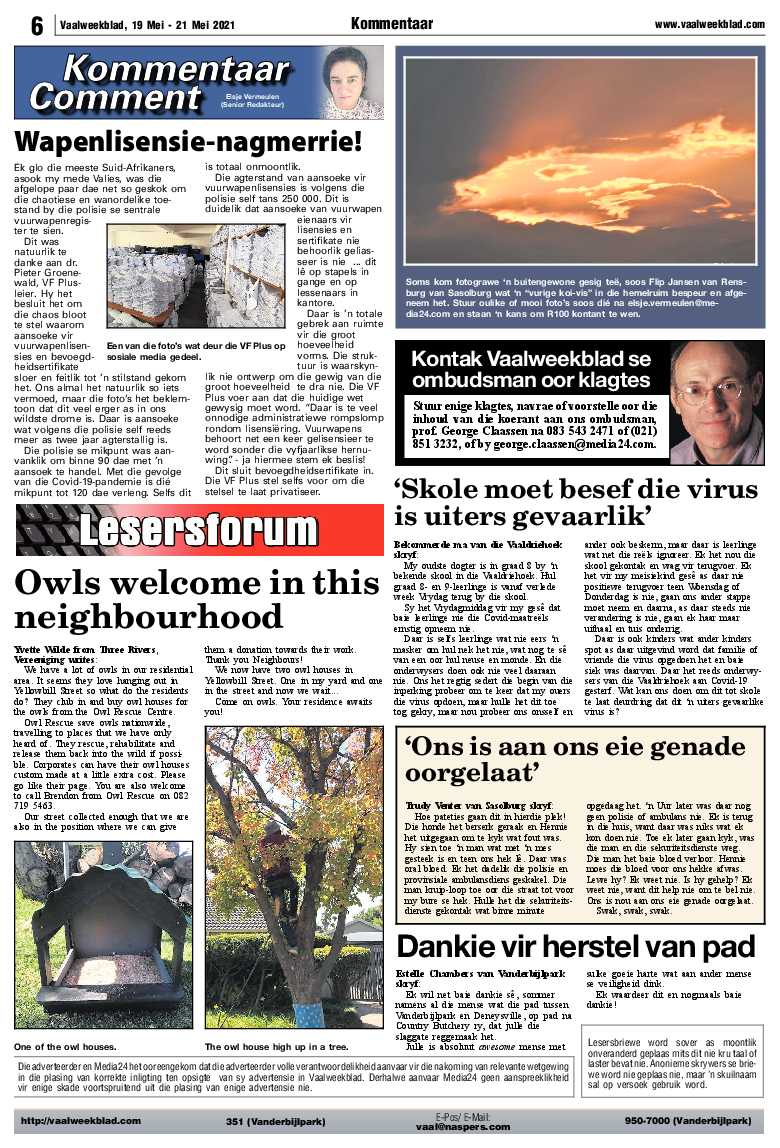 Vaalweekblad 19 Mei – 21 Mei 2021 page 6